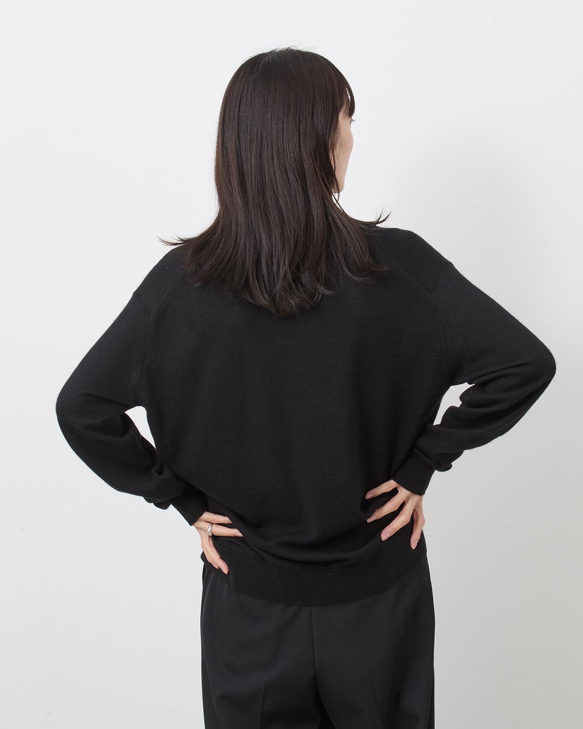 SUPER FINE CASHMERE SILK KNIT SKIPPER POLO