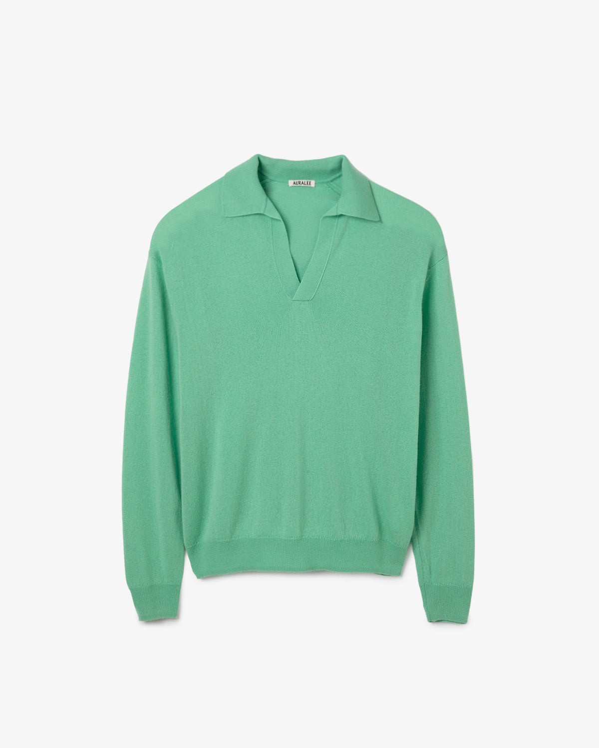 SUPER FINE CASHMERE SILK KNIT SKIPPER POLO