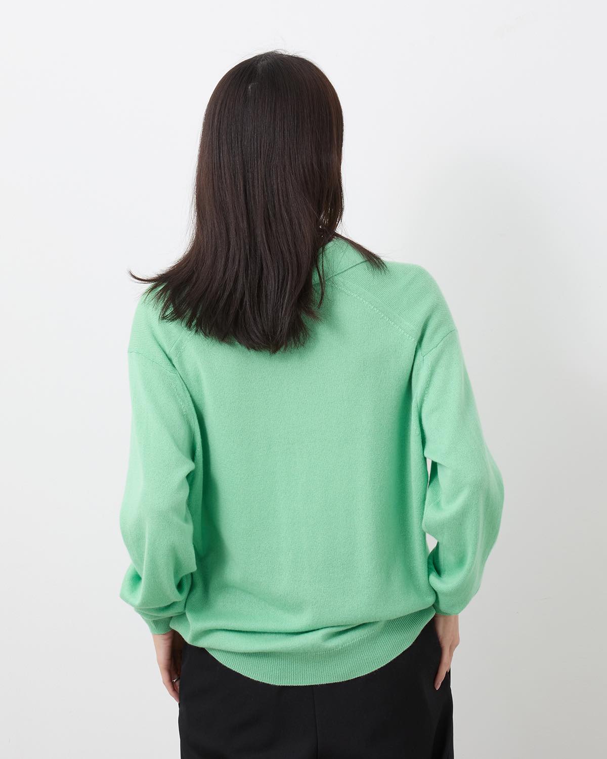 SUPER FINE CASHMERE SILK KNIT SKIPPER POLO