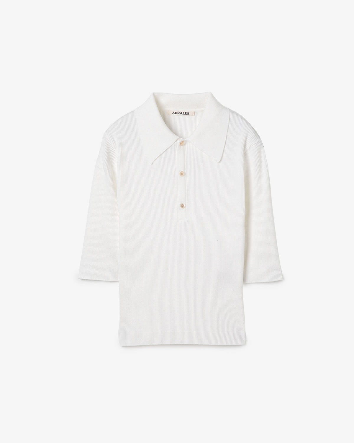COTTON HIGH GAUGE RIB KNIT POLO