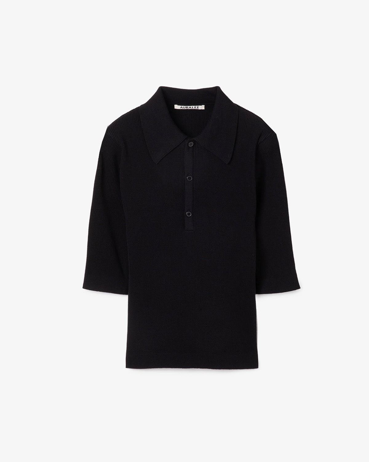COTTON HIGH GAUGE RIB KNIT POLO