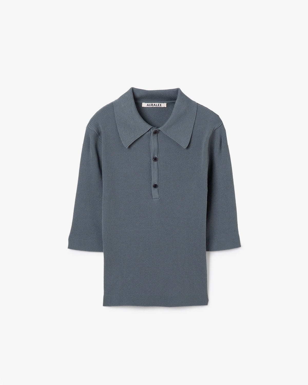 COTTON HIGH GAUGE RIB KNIT POLO