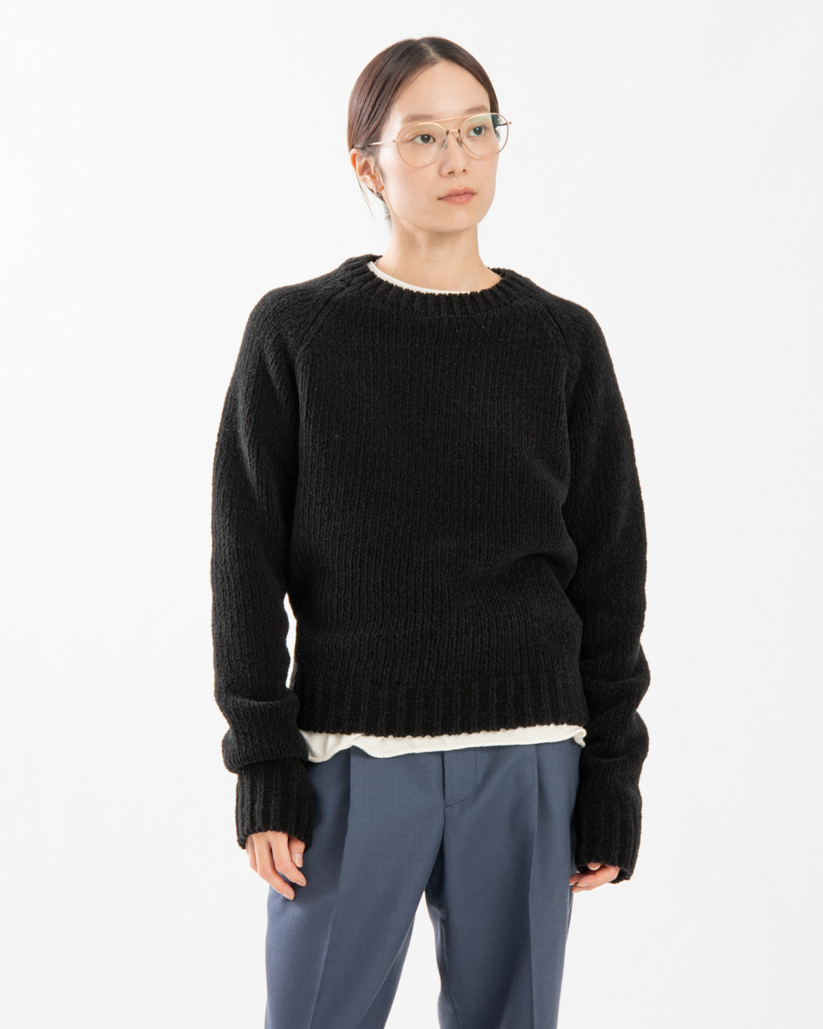 CASHMERE CHENILLE KNIT P/O (WOMEN'S)