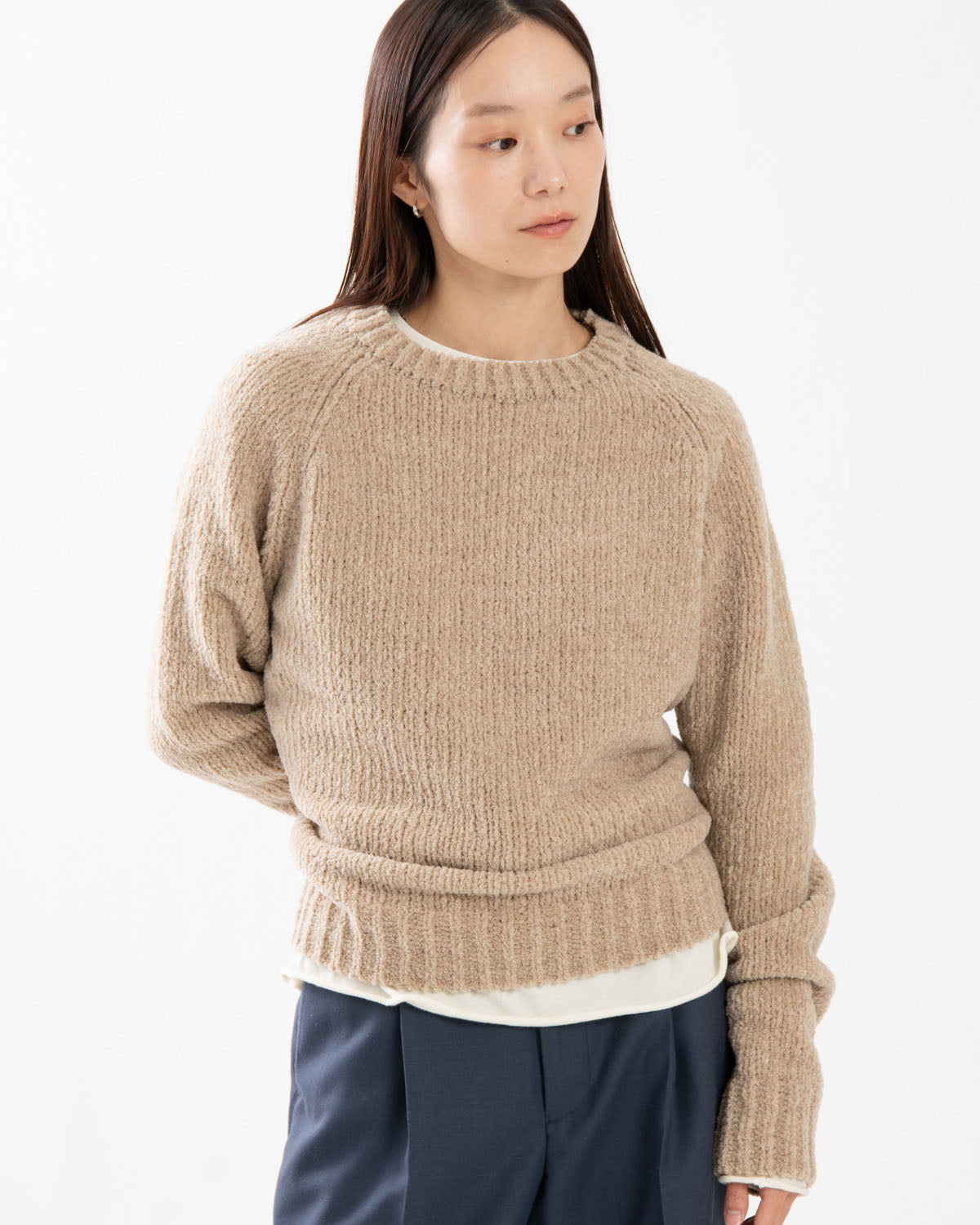 CASHMERE CHENILLE KNIT P/O (WOMEN'S)
