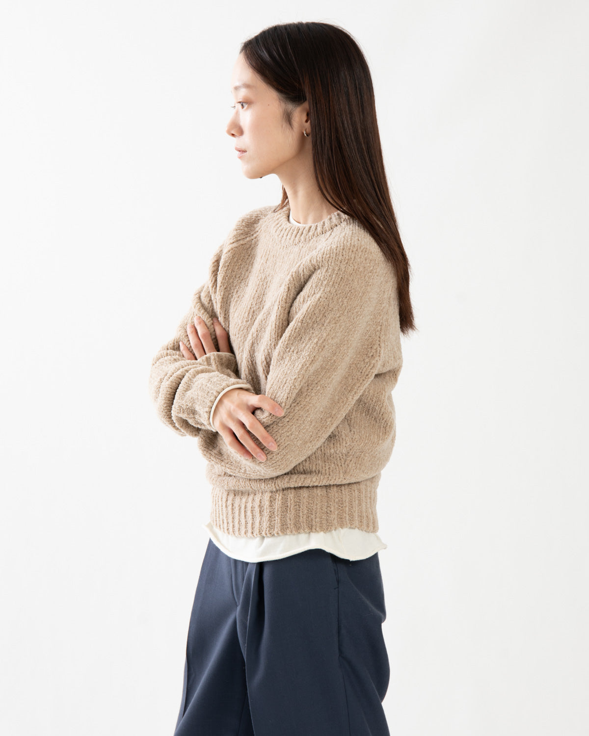 CASHMERE CHENILLE KNIT P/O (WOMEN'S)