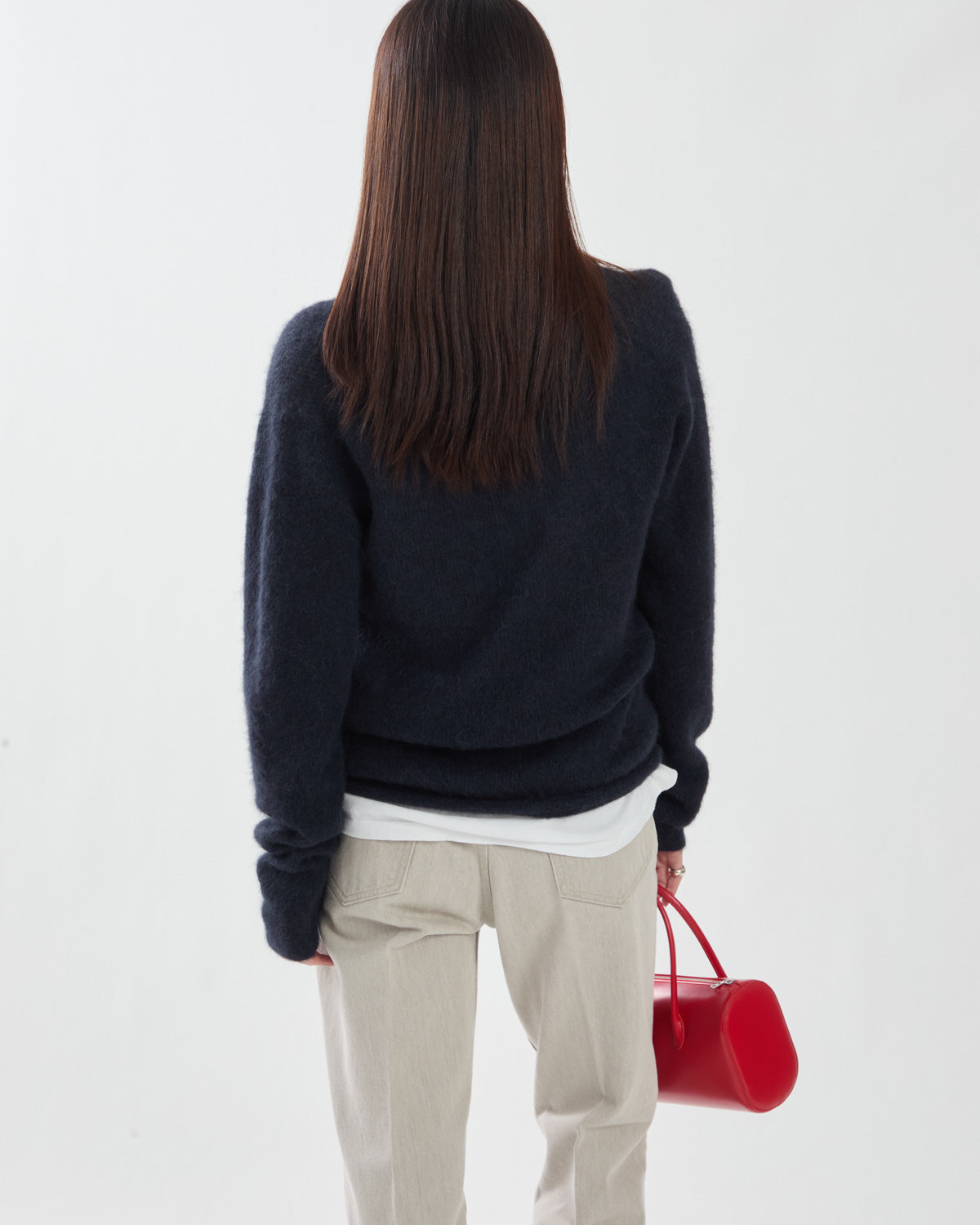 BABY SURI ALPACA SHEER KNIT SKIPPER POLO (WOMEN'S)