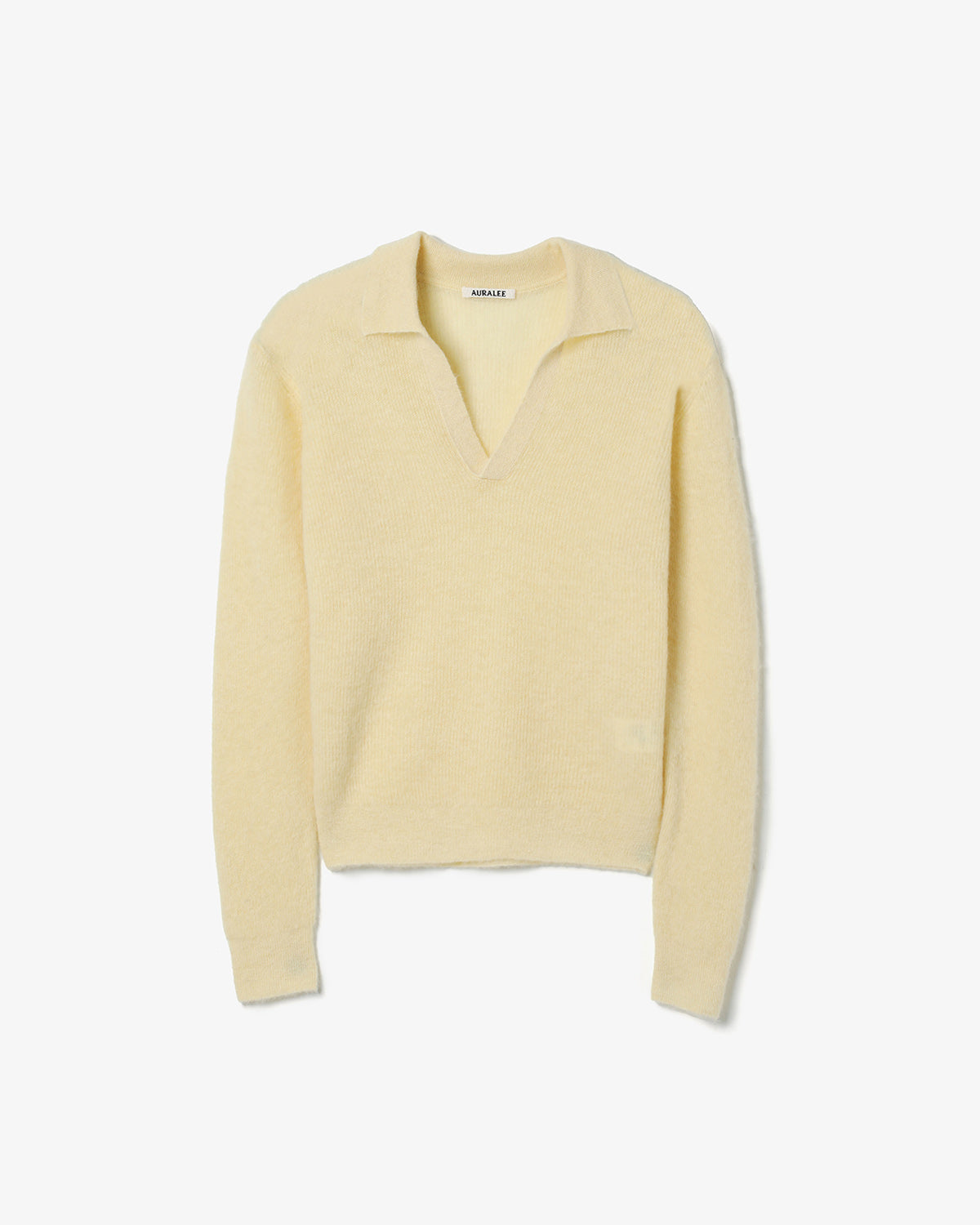BABY SURI ALPACA SHEER KNIT SKIPPER POLO (WOMEN'S)