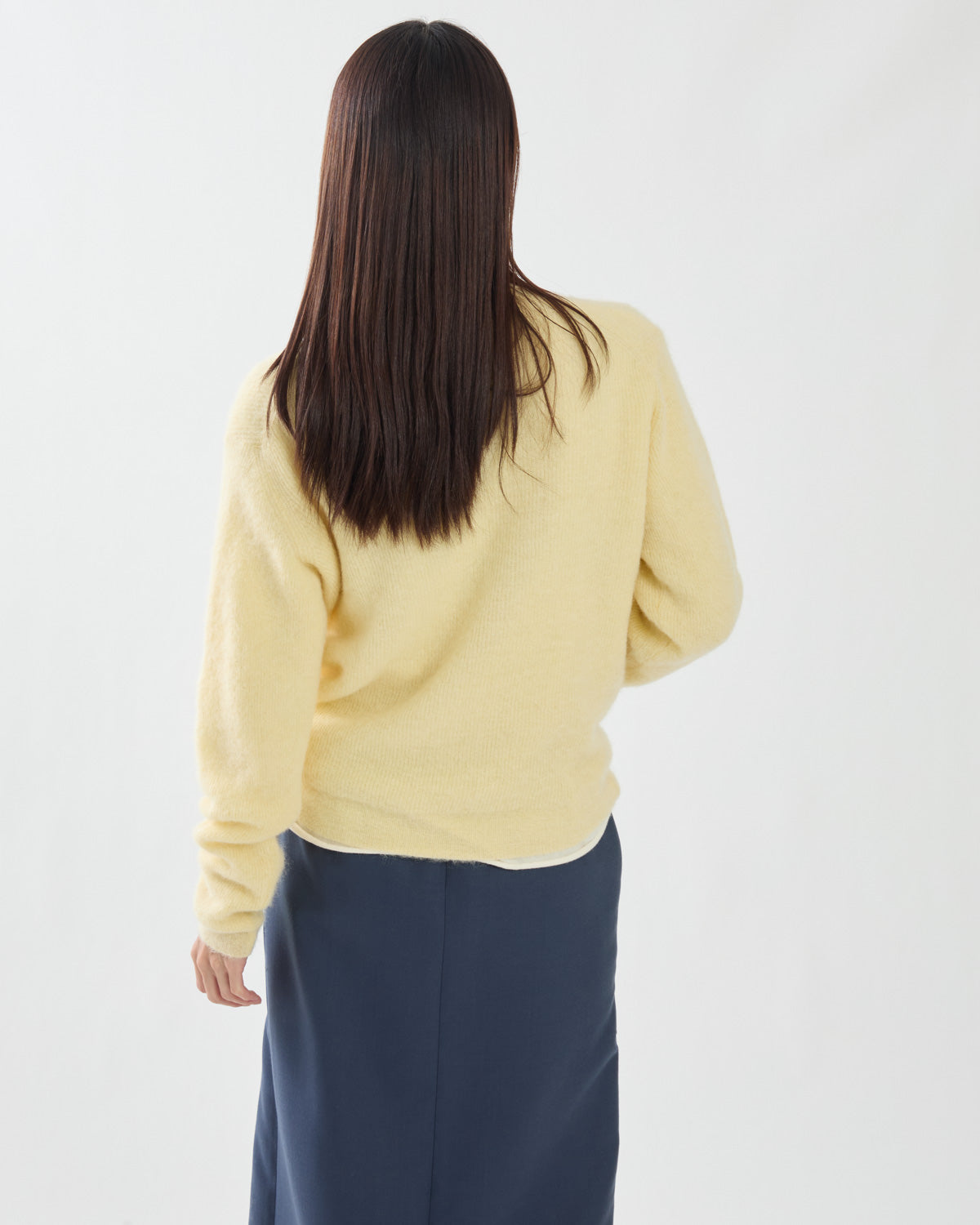 BABY SURI ALPACA SHEER KNIT SKIPPER POLO (WOMEN'S)