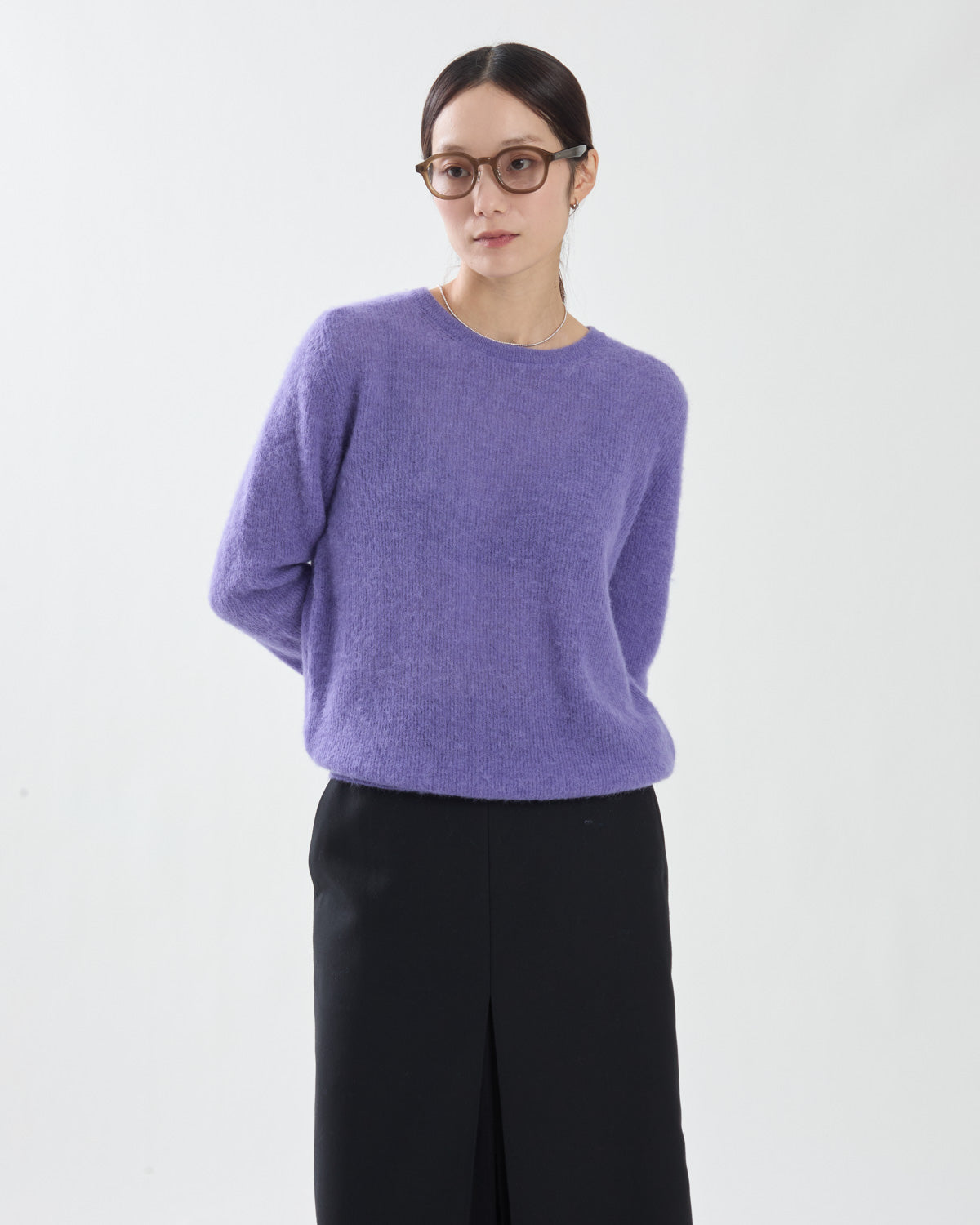 BABY SURI ALPACA SHEER KNIT P/O