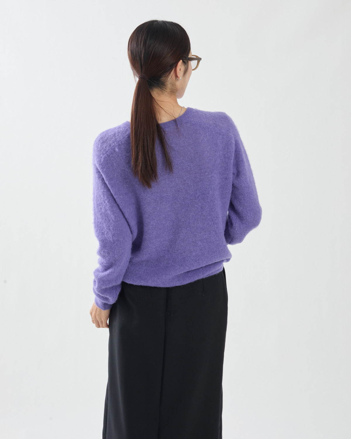 BABY SURI ALPACA SHEER KNIT P/O