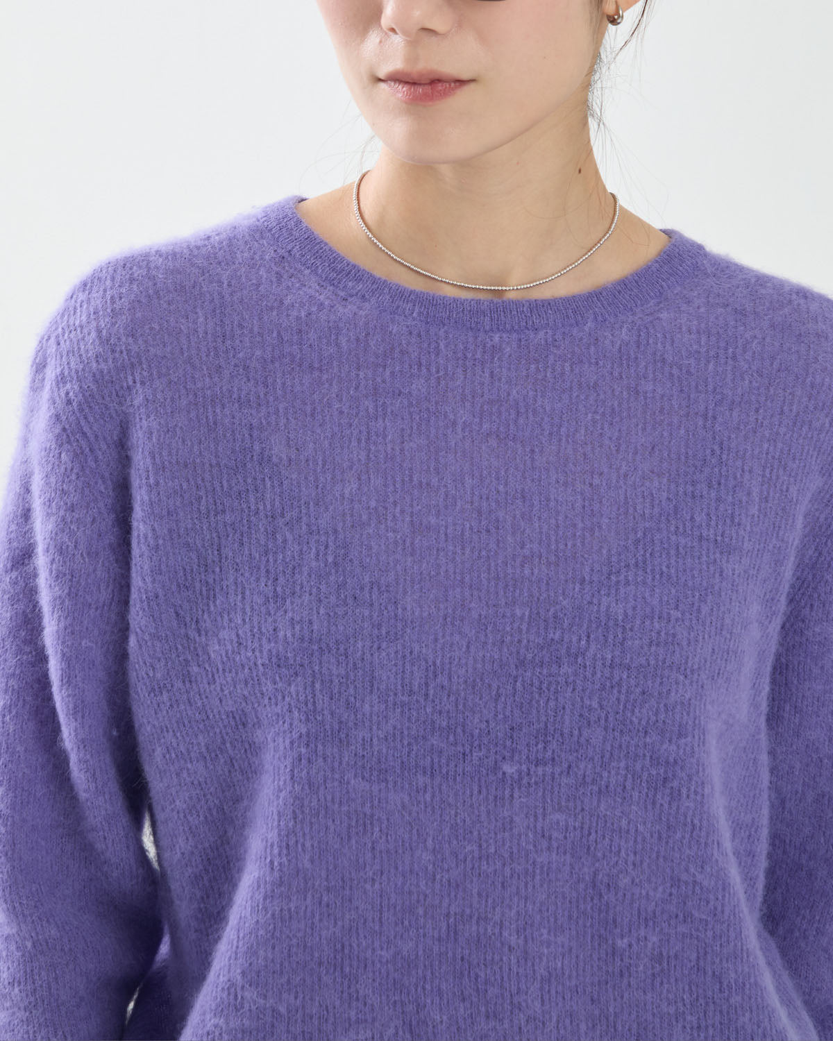 BABY SURI ALPACA SHEER KNIT P/O