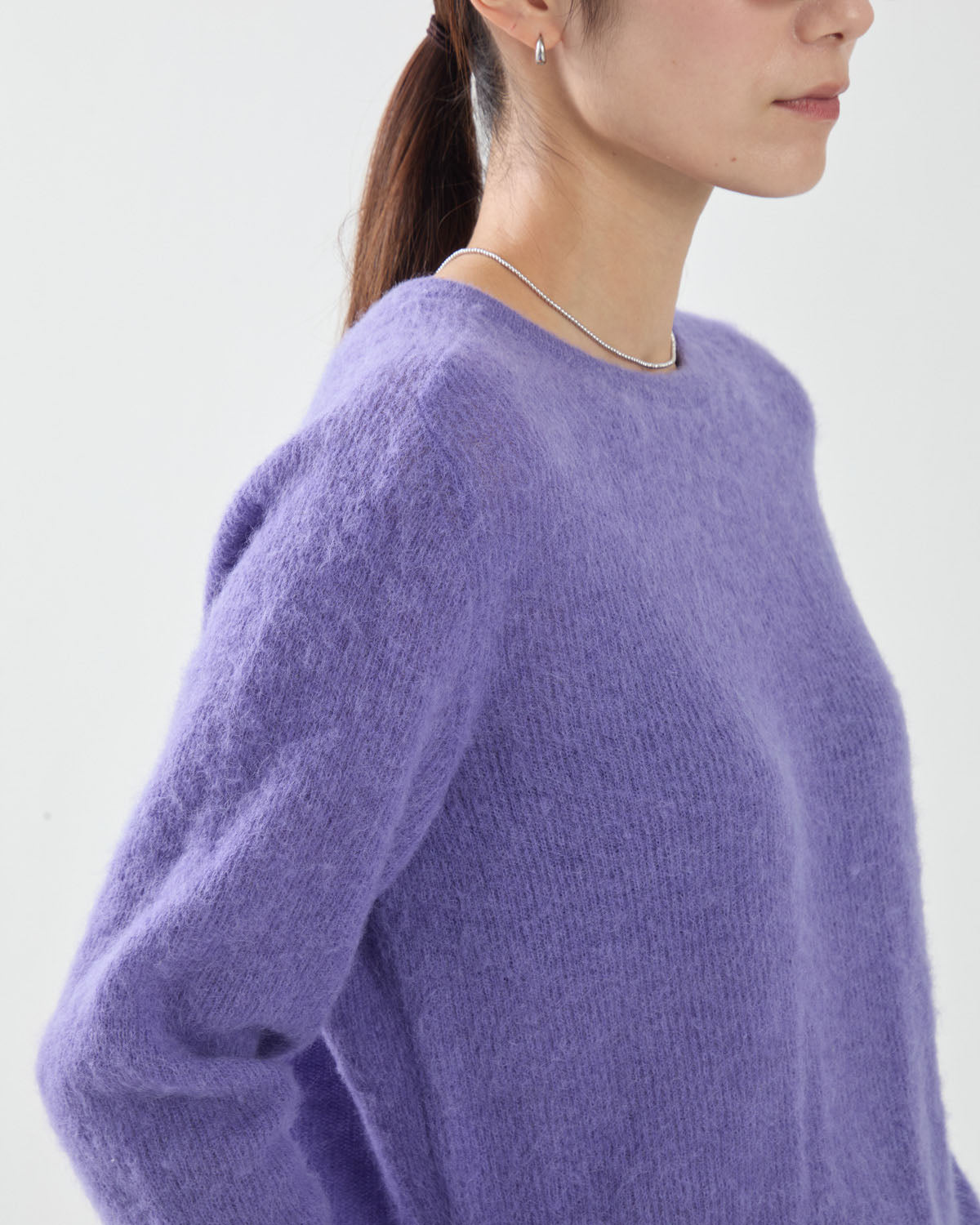 BABY SURI ALPACA SHEER KNIT P/O