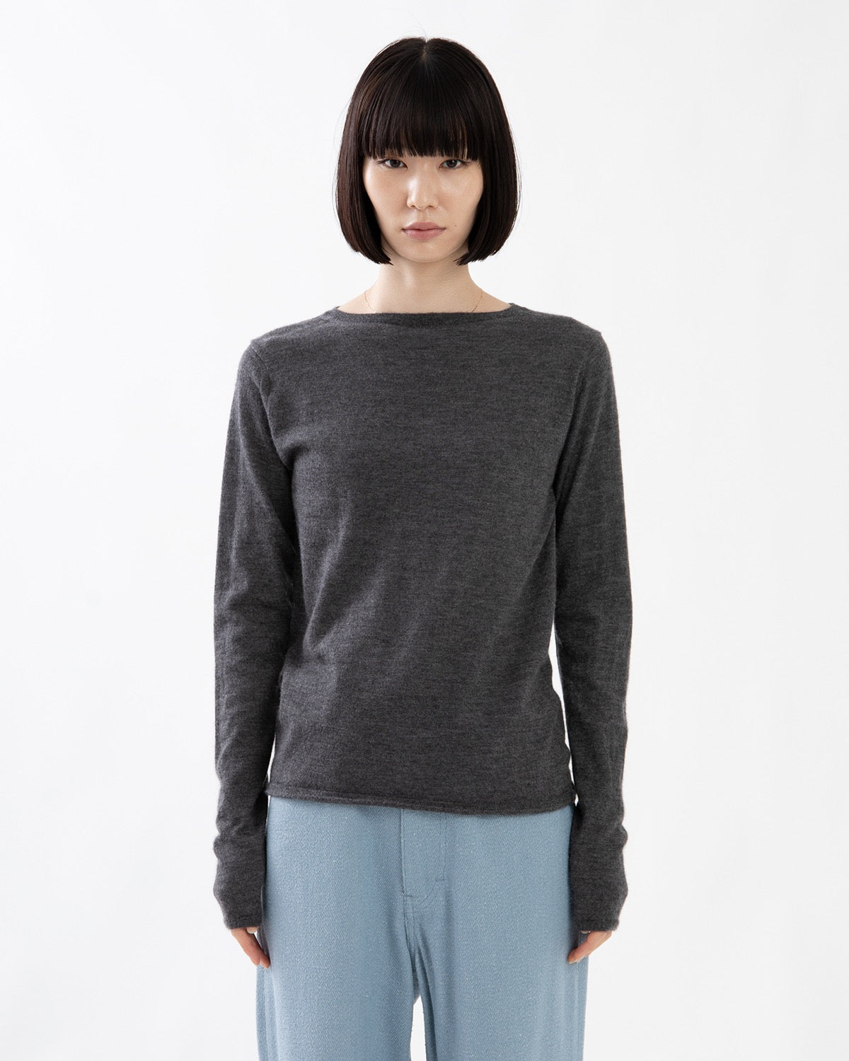 HIGH GAUGE SOFT CASHMERE KNIT P/O