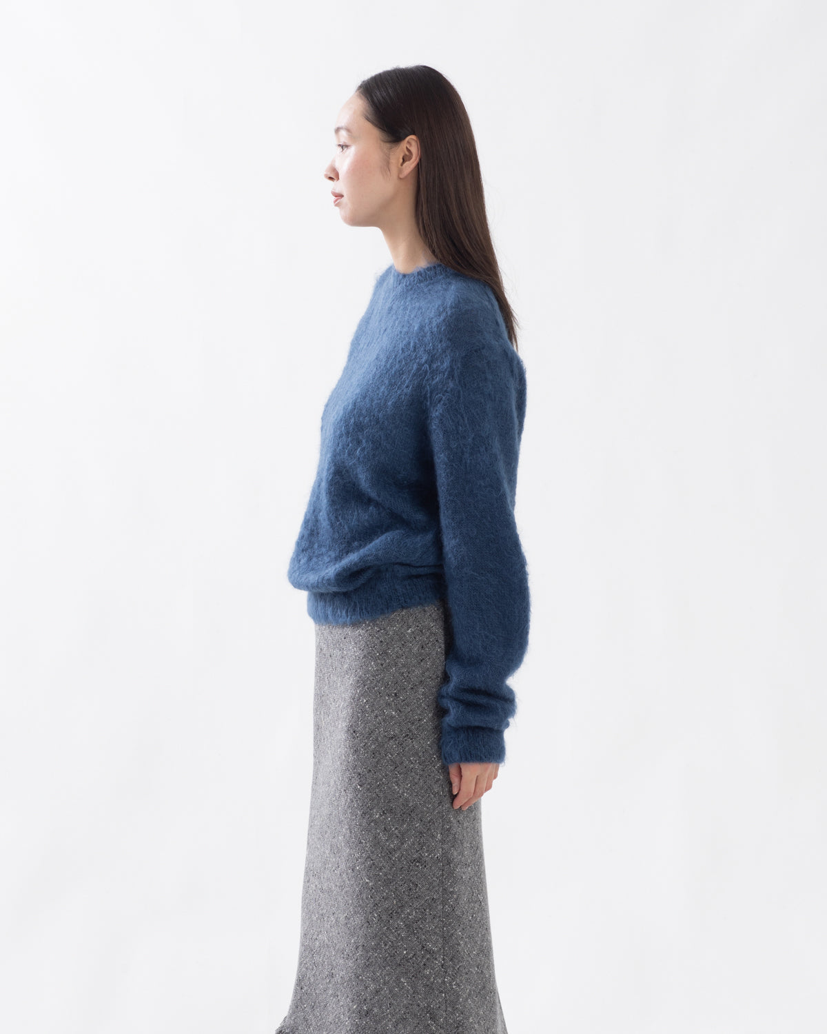 BRUSHED SUPER KID MOHAIR KNIT P/O (WOMEN'S)
