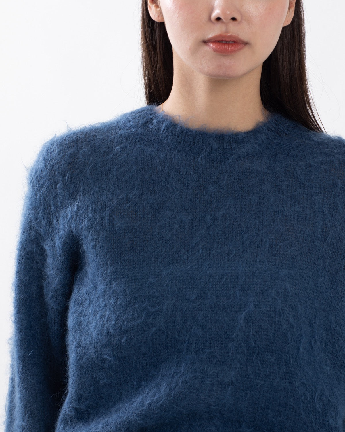 BRUSHED SUPER KID MOHAIR KNIT P/O (WOMEN'S)