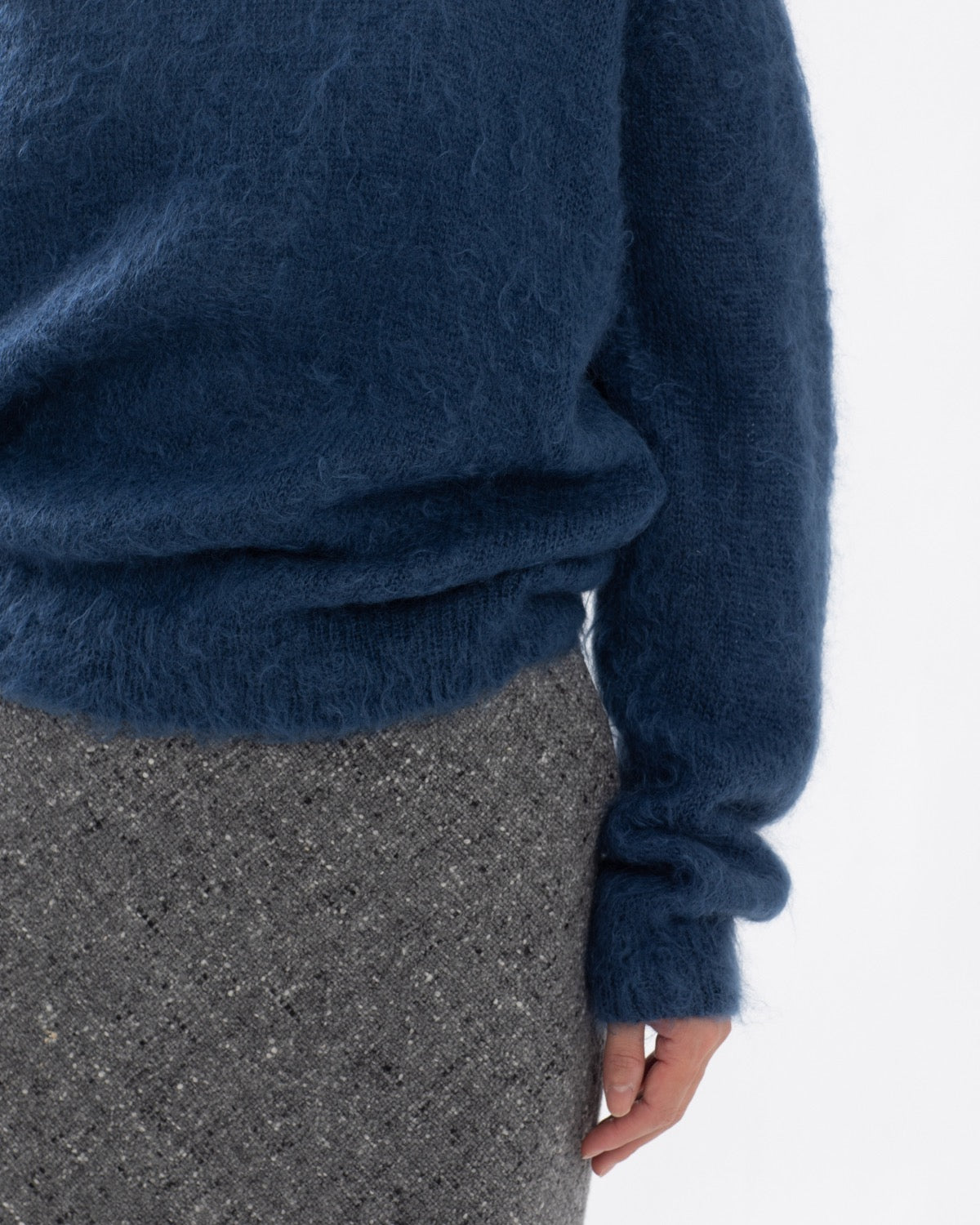 BRUSHED SUPER KID MOHAIR KNIT P/O (WOMEN'S)