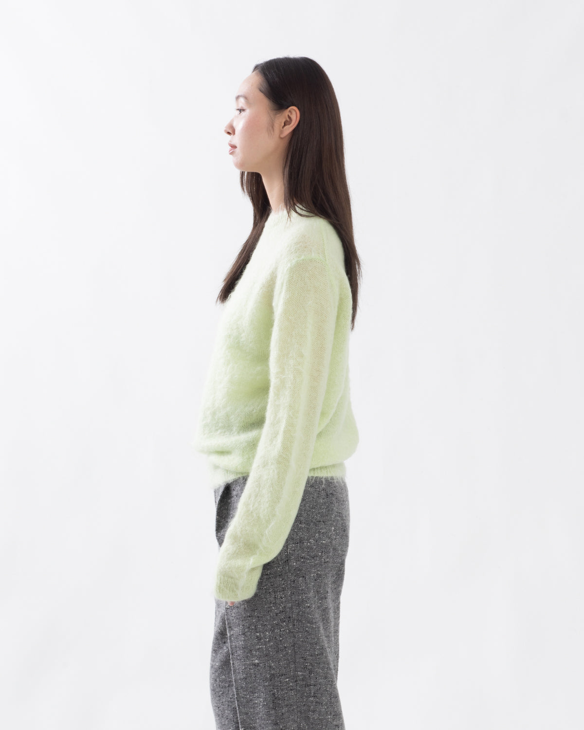 BRUSHED SUPER KID MOHAIR KNIT P/O (WOMEN'S)