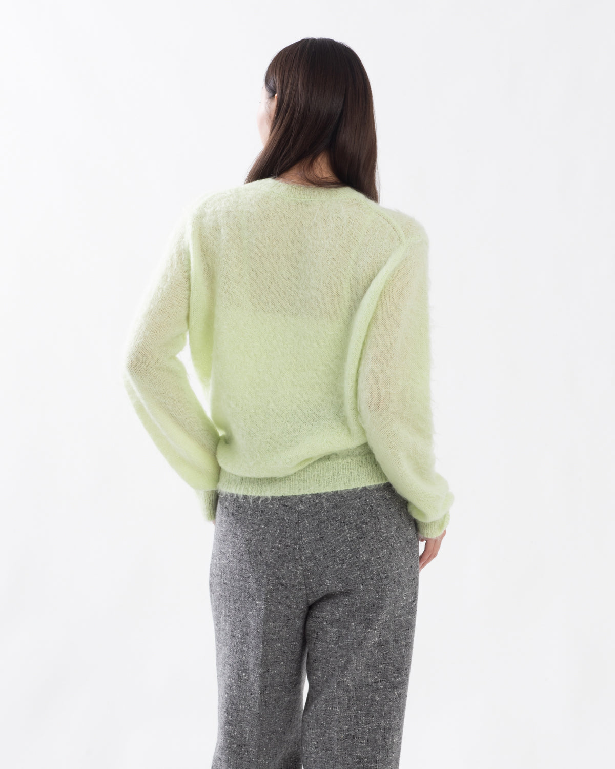 BRUSHED SUPER KID MOHAIR KNIT P/O (WOMEN'S)