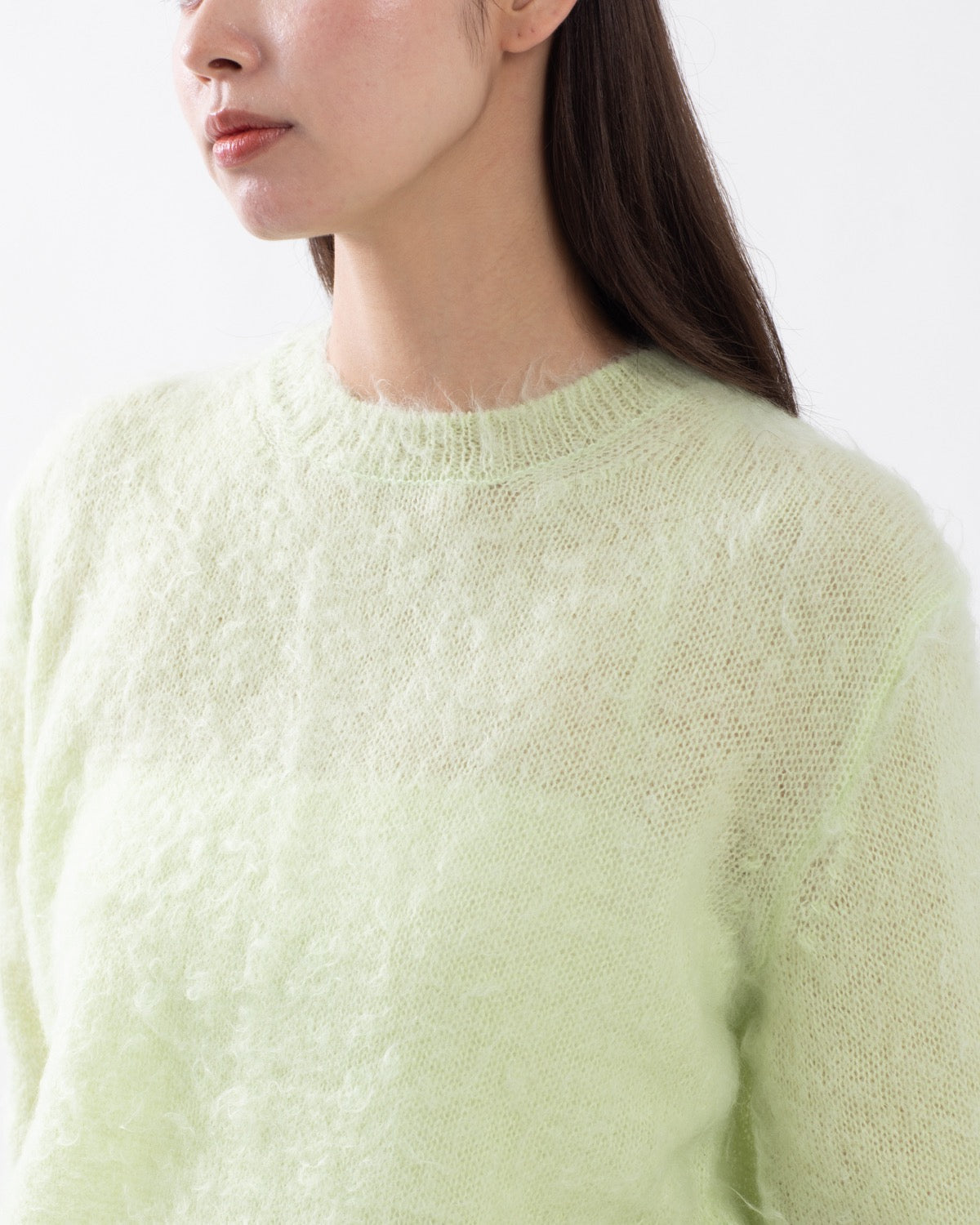 BRUSHED SUPER KID MOHAIR KNIT P/O (WOMEN'S)