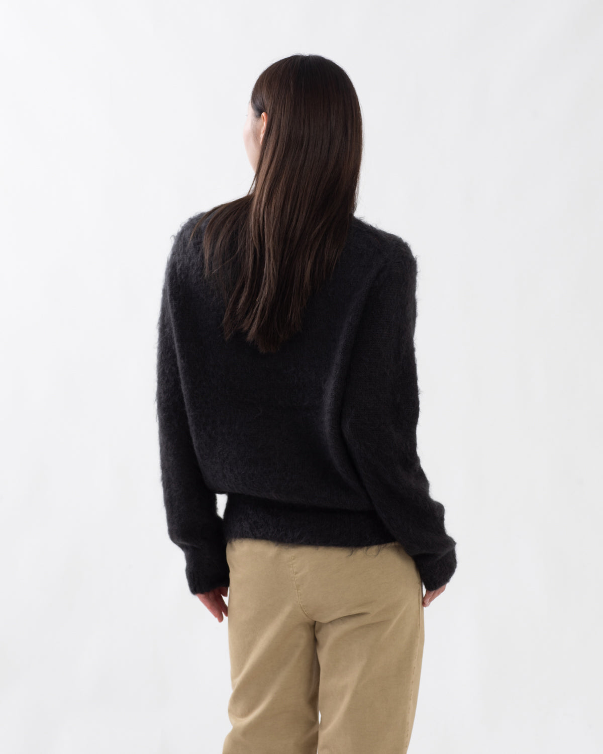 BRUSHED SUPER KID MOHAIR KNIT P/O (WOMEN'S)