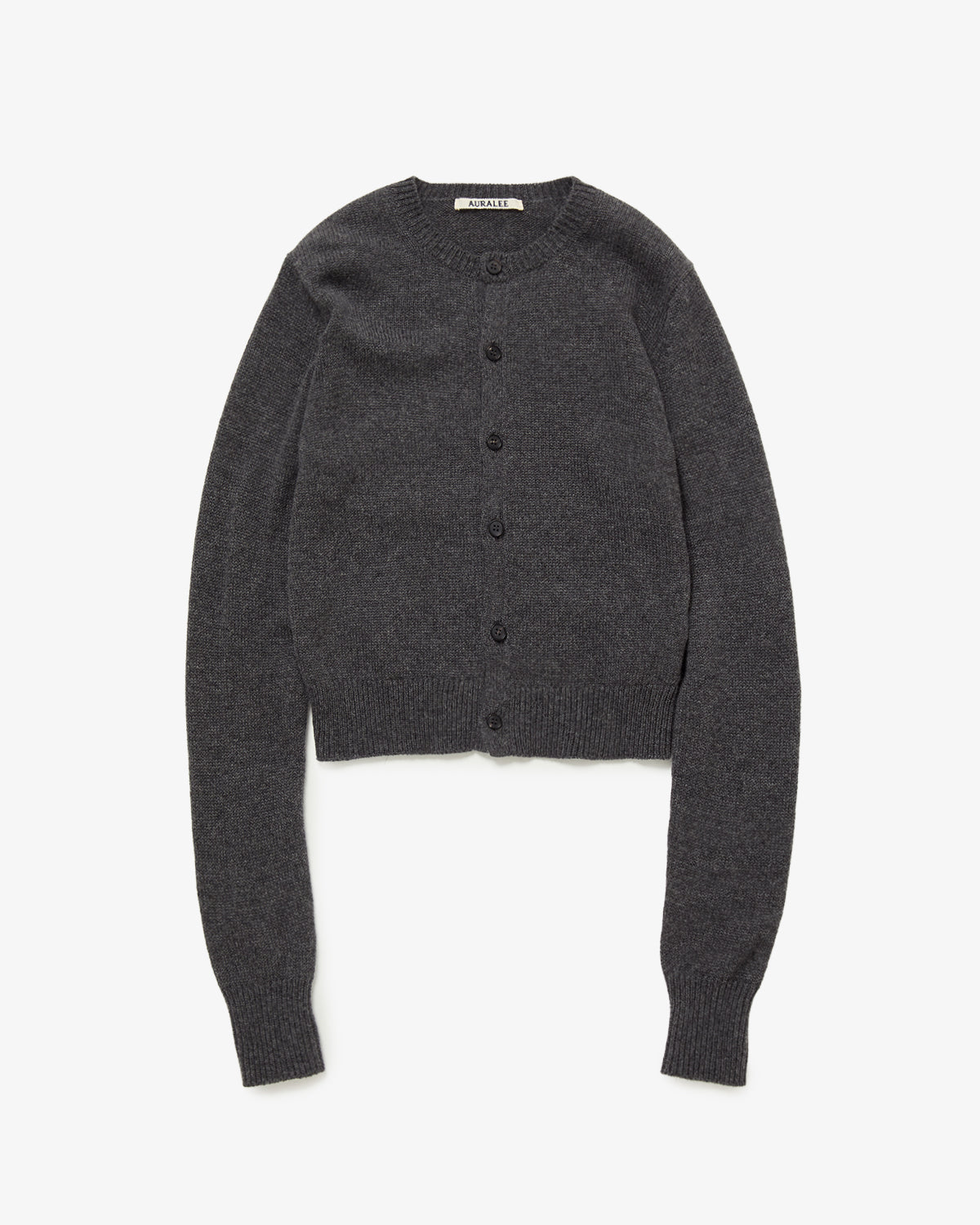 LIGHT CASHMERE KNIT CREW-NECK CARDIGAN