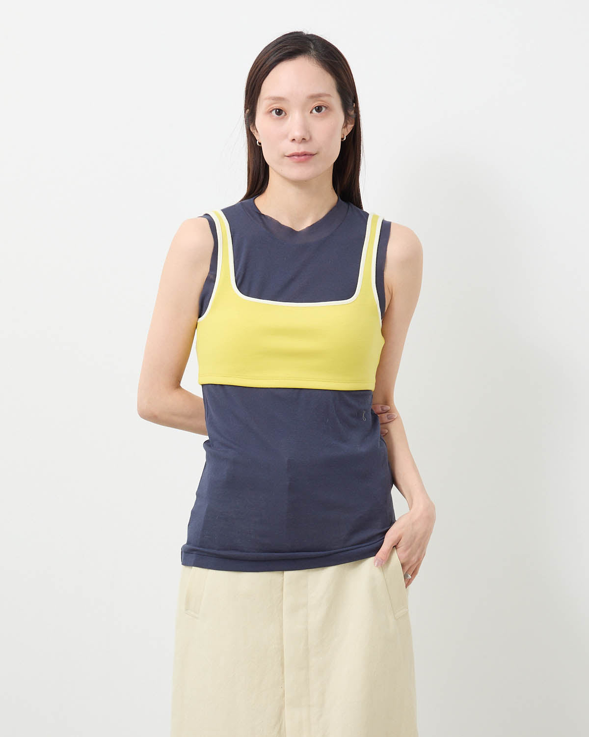 WOOL STRETCH DOUBLE JERSEY SWIM SET