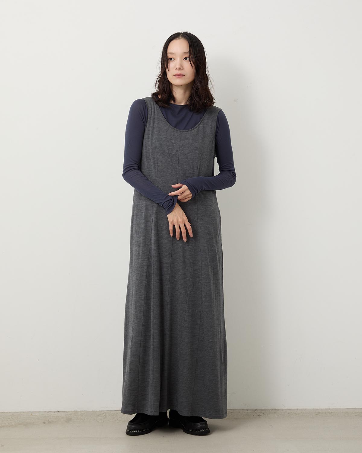 WOOL SOFT JERSEY DRESS