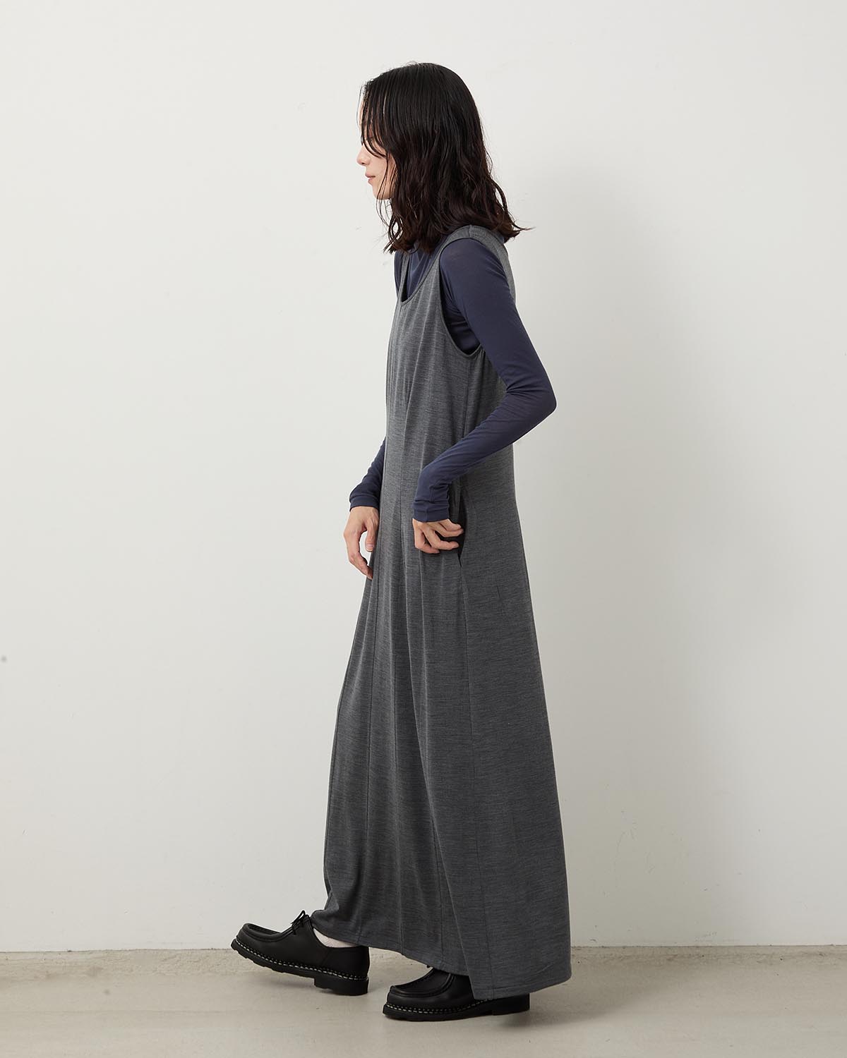 WOOL SOFT JERSEY DRESS