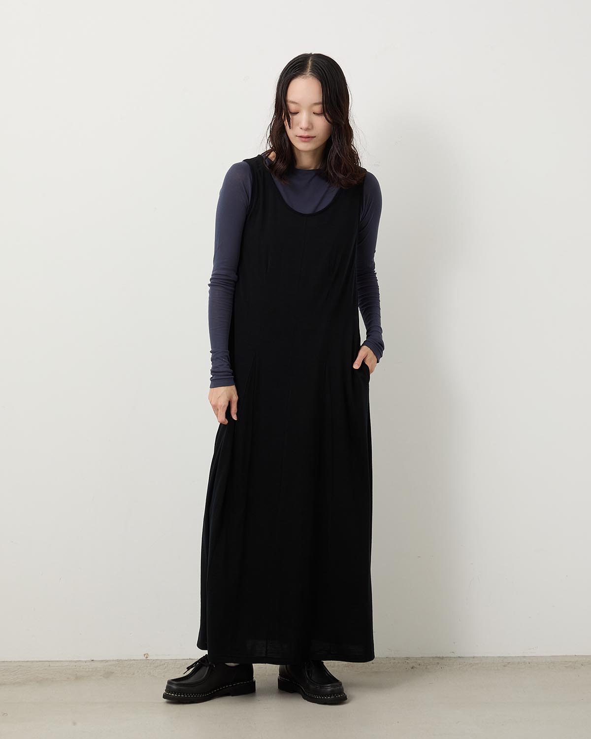 WOOL SOFT JERSEY DRESS