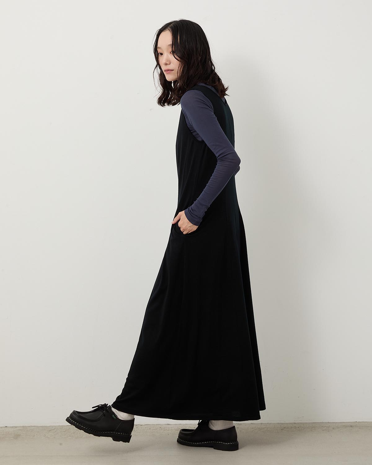 WOOL SOFT JERSEY DRESS