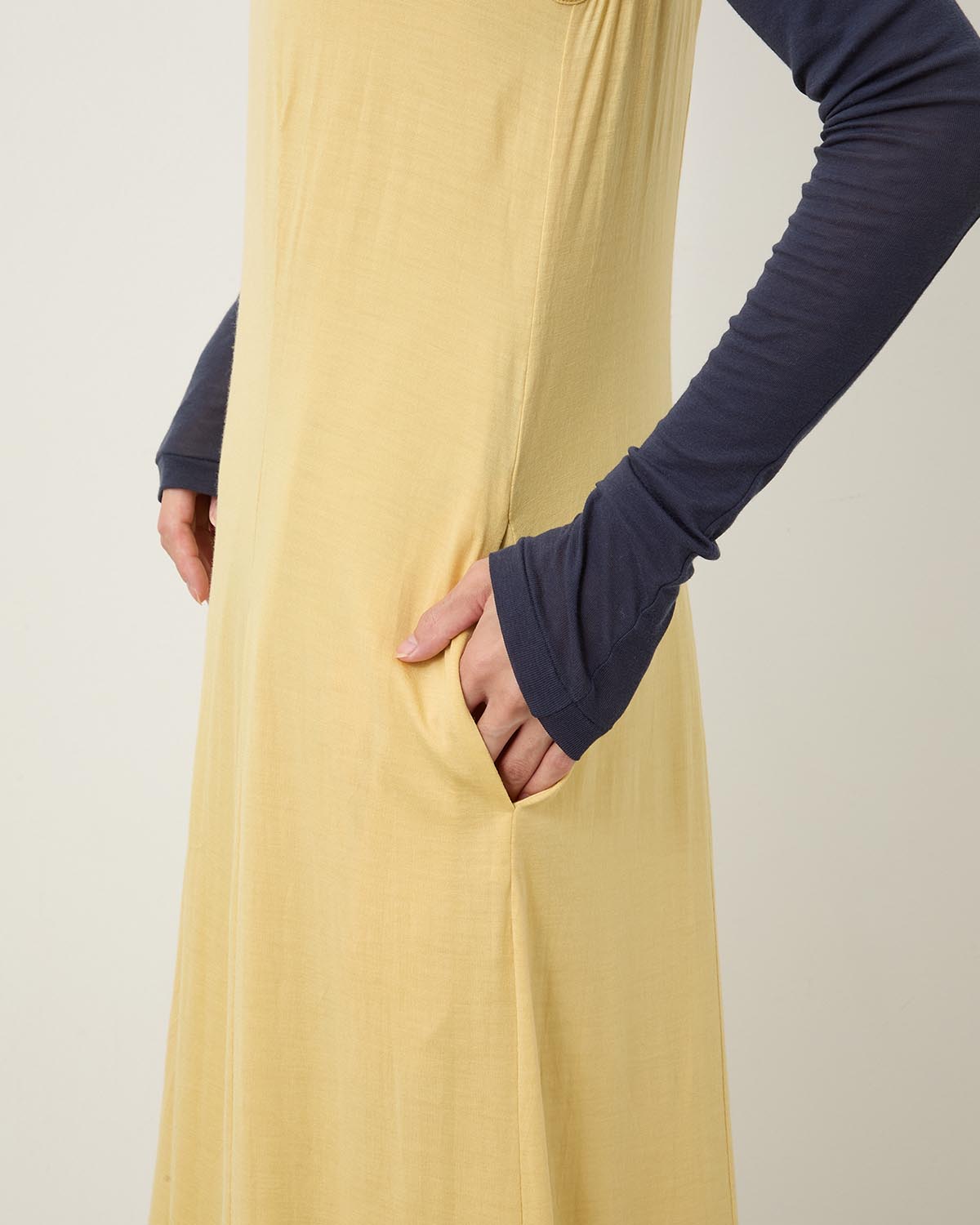 WOOL SOFT JERSEY DRESS