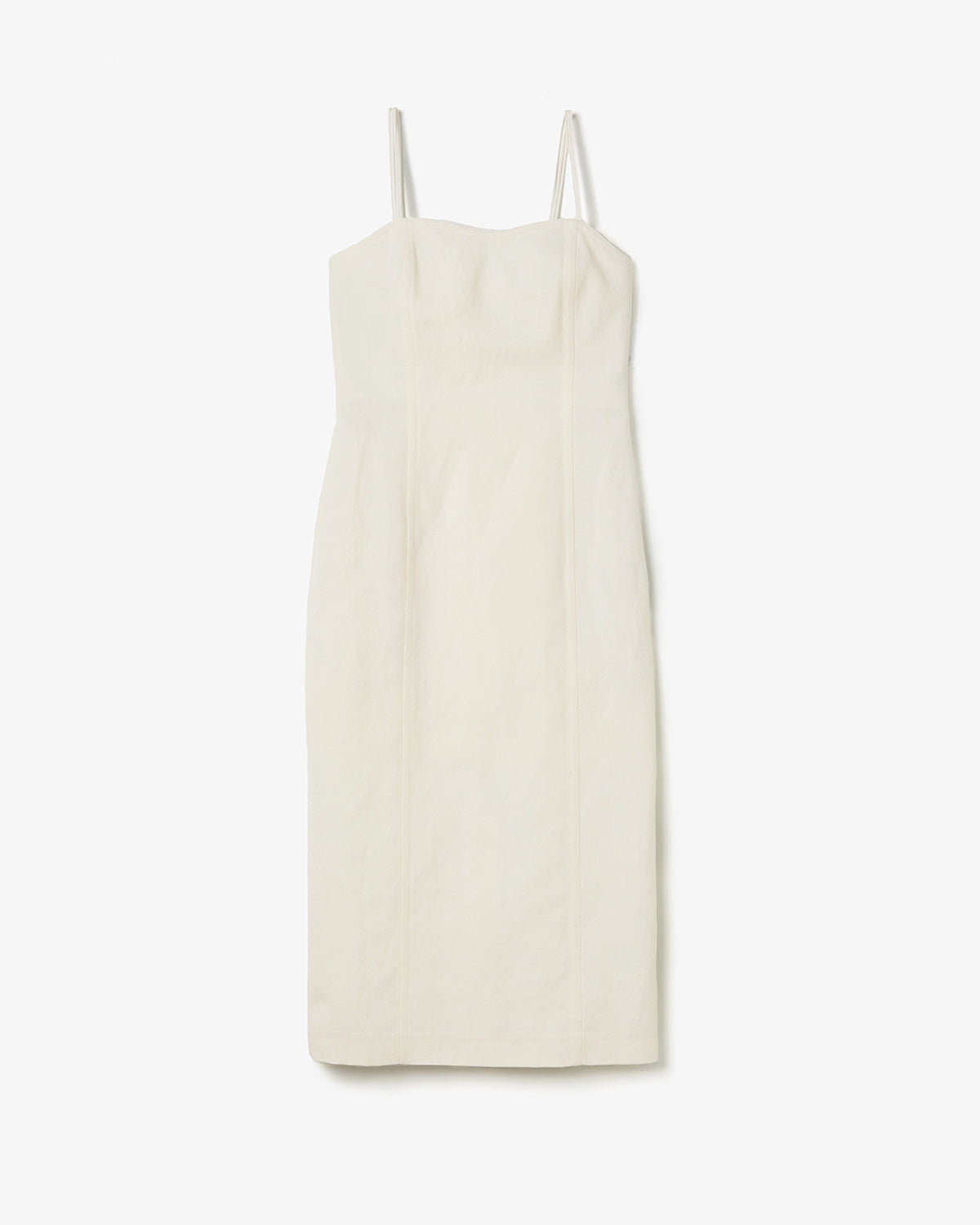 WOOL COTTON LINEN OX CAMISOLE DRESS