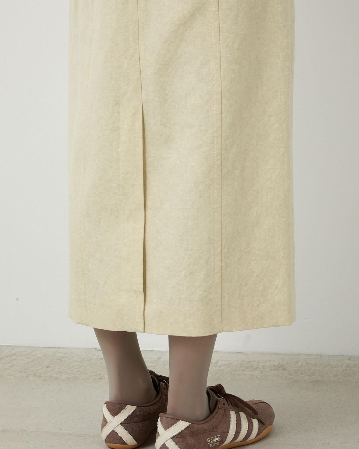 WOOL COTTON LINEN OX CAMISOLE DRESS