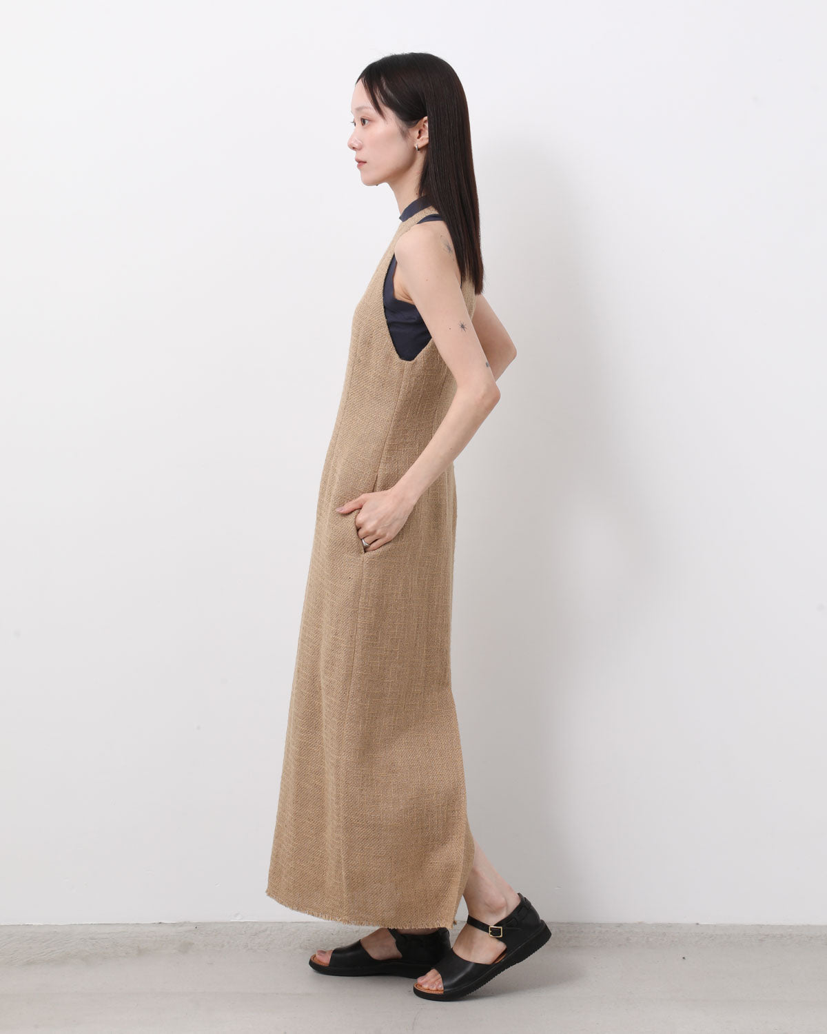 HOMESPUN TWEED DRESS