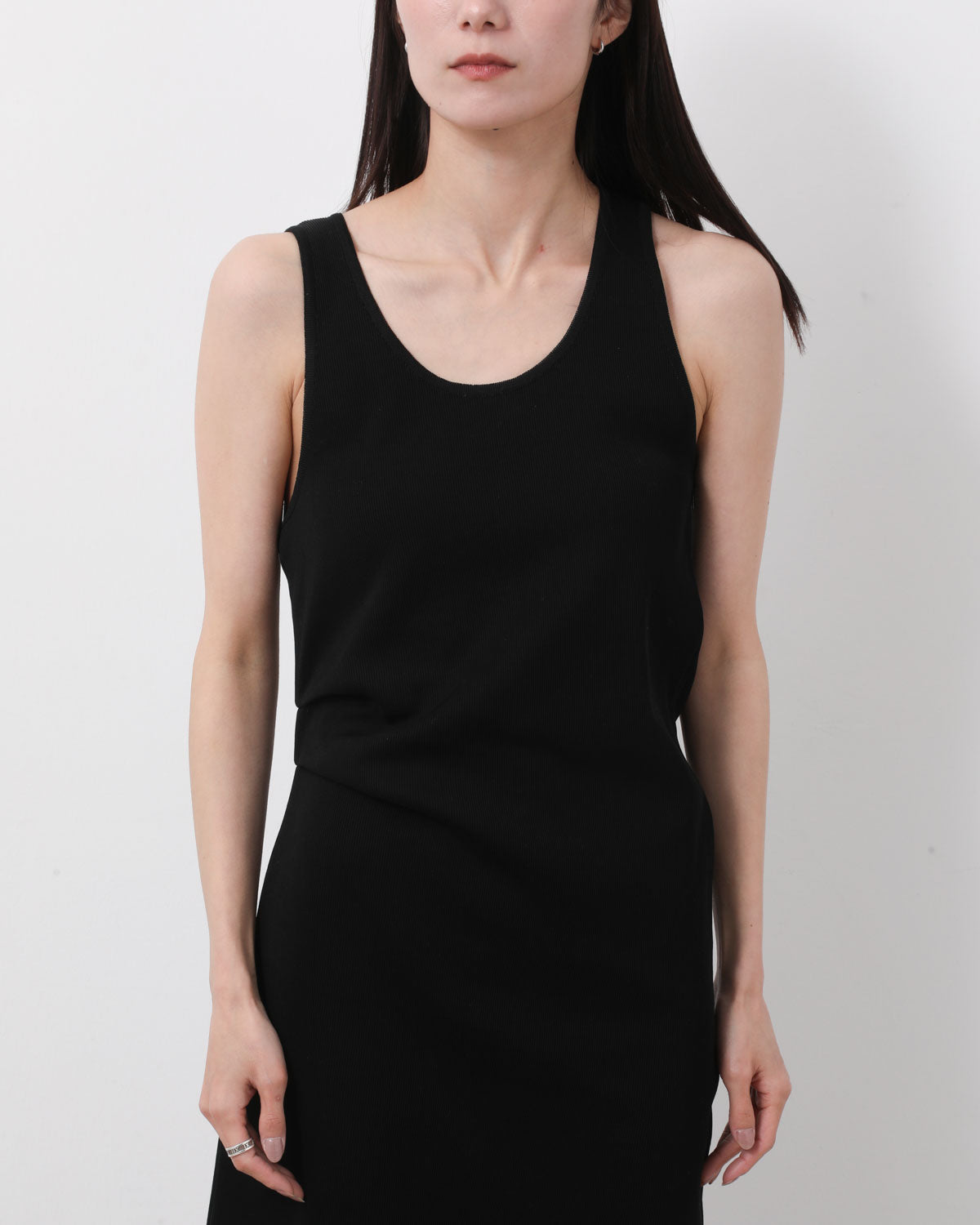 HIGH GAUGE TUCK RIB KNIT DRESS