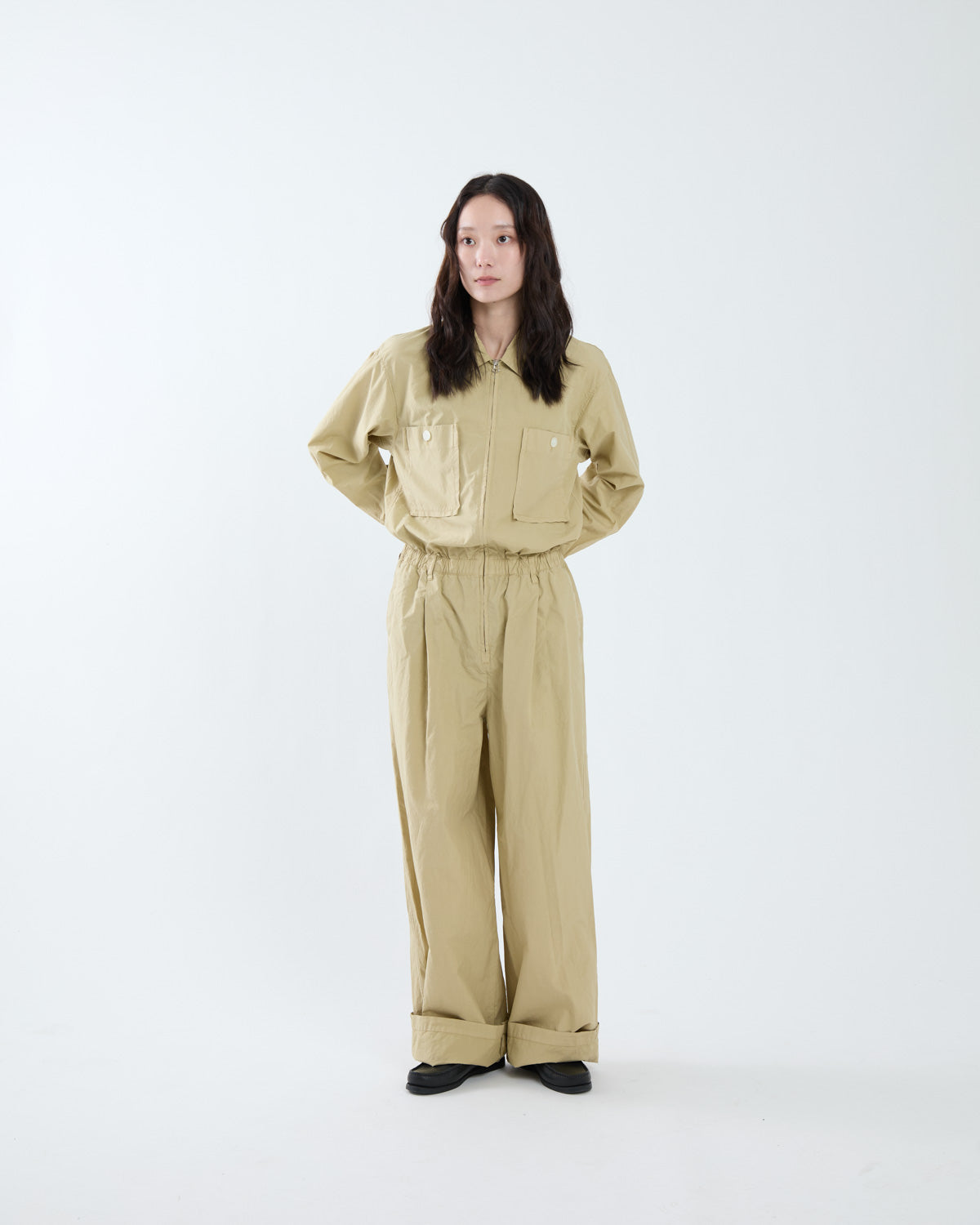 GARMENT-DYED FINX SHUTTLE WEATHER JUMPSUIT