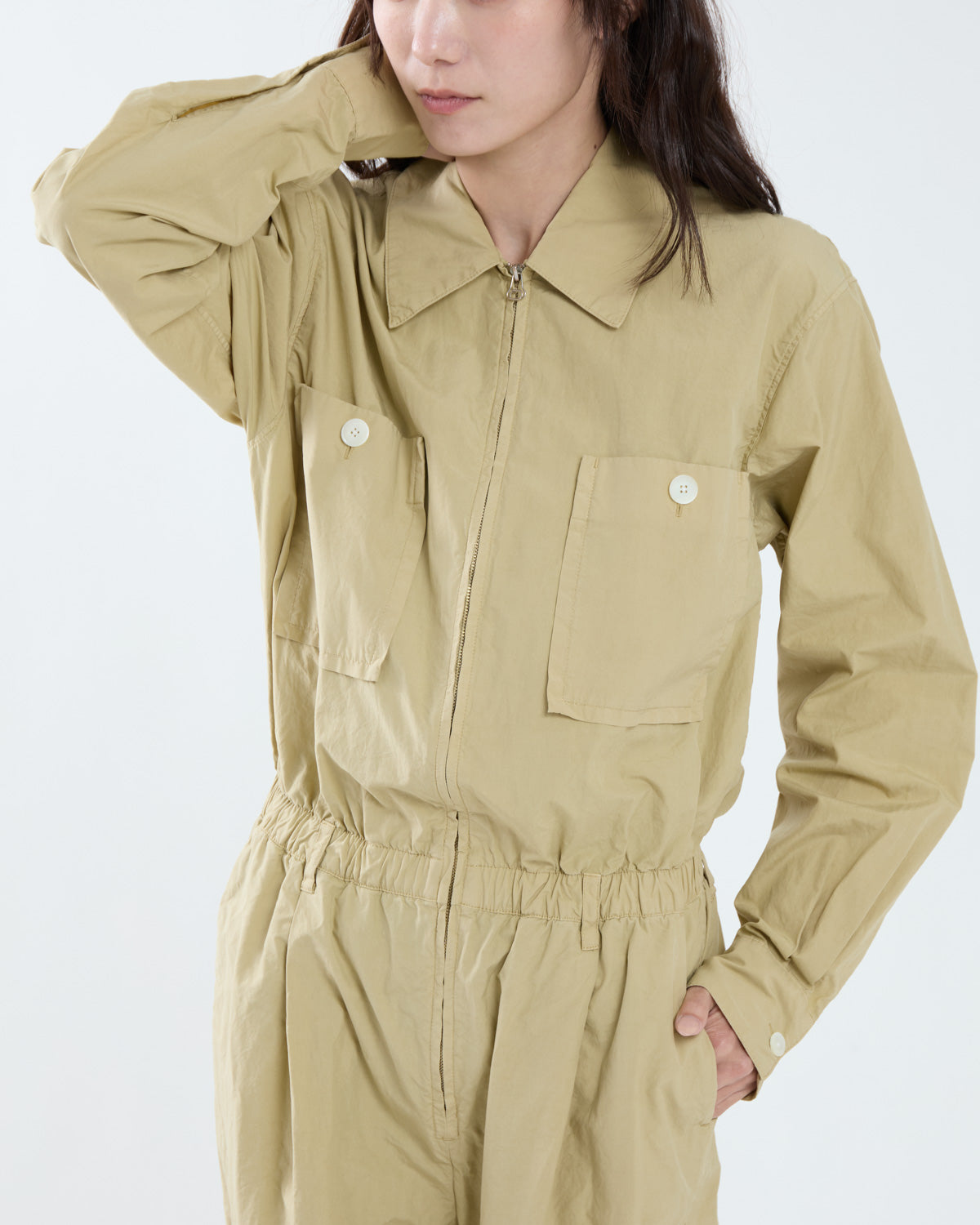 GARMENT-DYED FINX SHUTTLE WEATHER JUMPSUIT