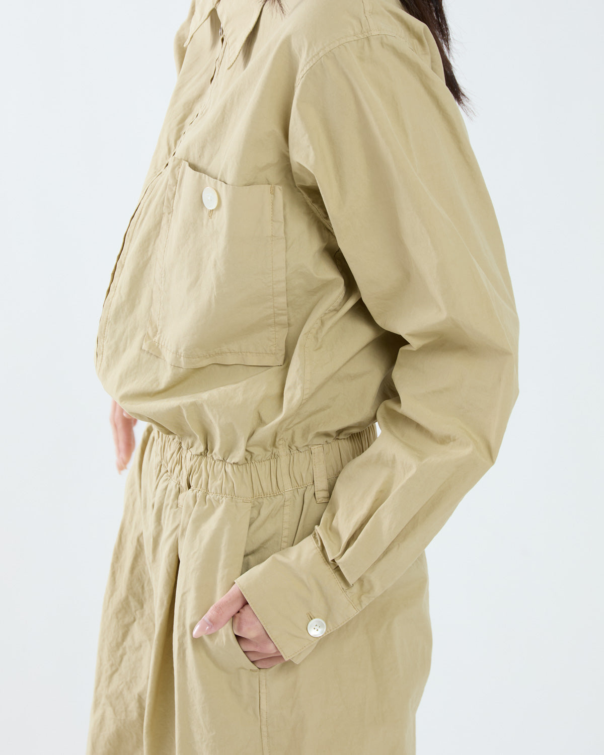 GARMENT-DYED FINX SHUTTLE WEATHER JUMPSUIT