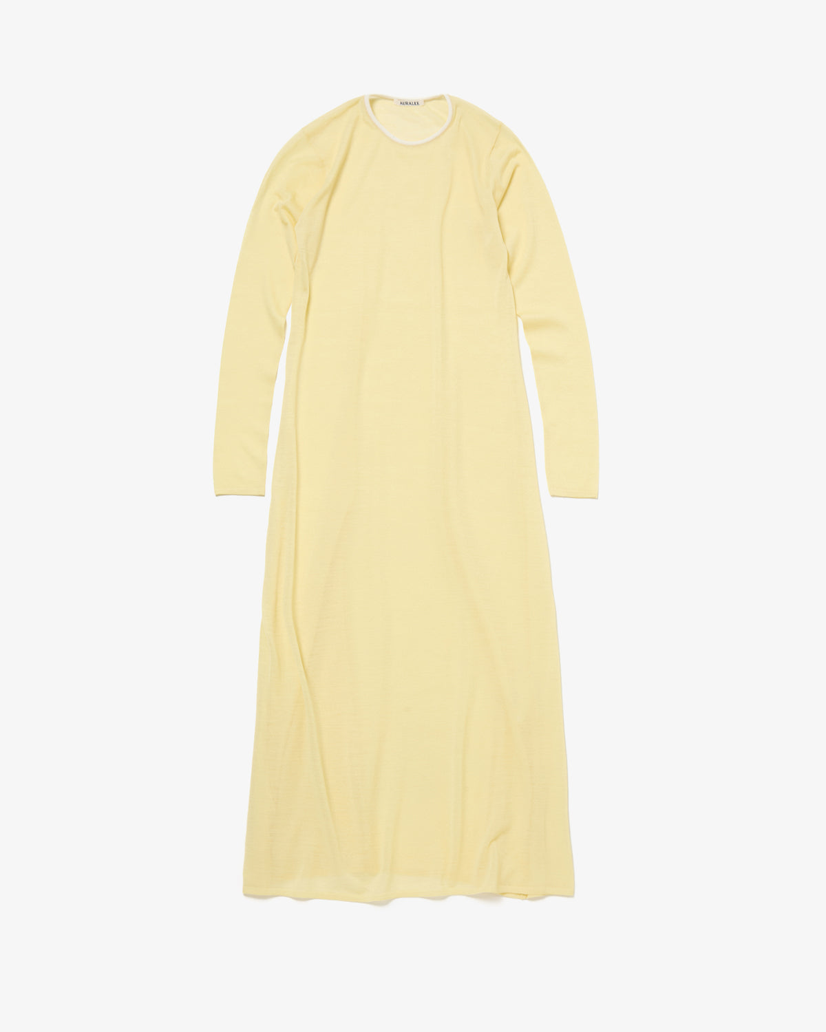 HARD TWIST HIGH GAUGE WOOL SILK KNIT DRESS
