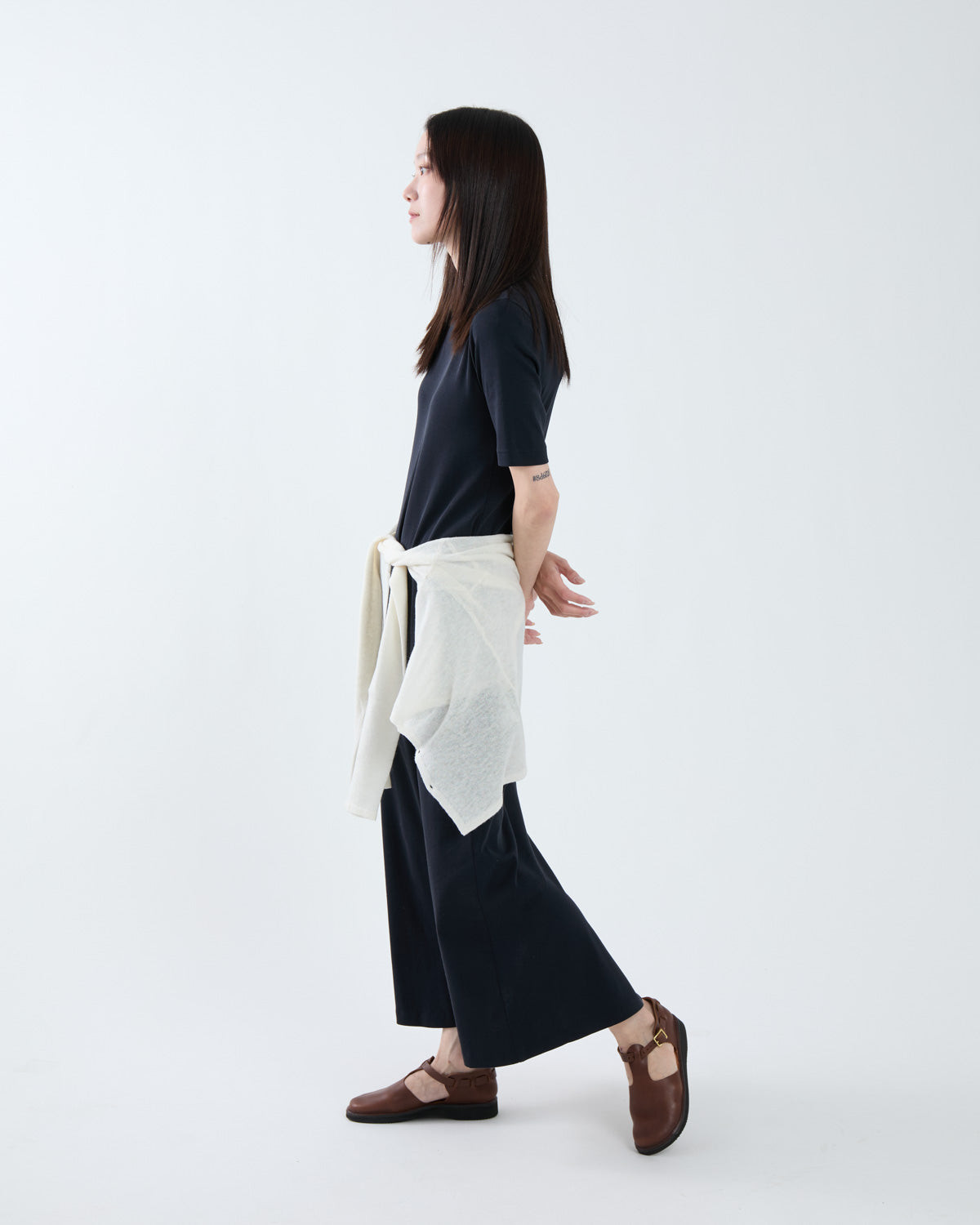 ORGANIC COTTON FINE RIB DRESS