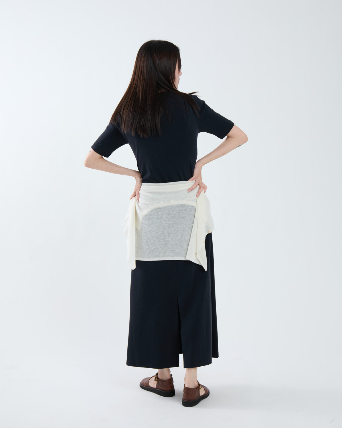 ORGANIC COTTON FINE RIB DRESS