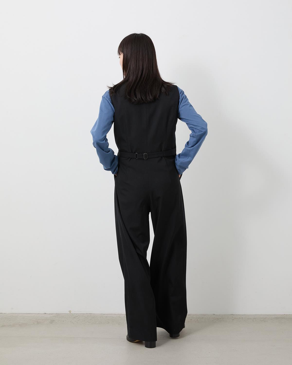 LIGHT WOOL MAX GABARDINE JUMPSUIT