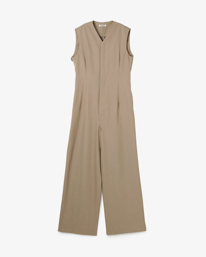 LIGHT WOOL MAX GABARDINE JUMPSUIT