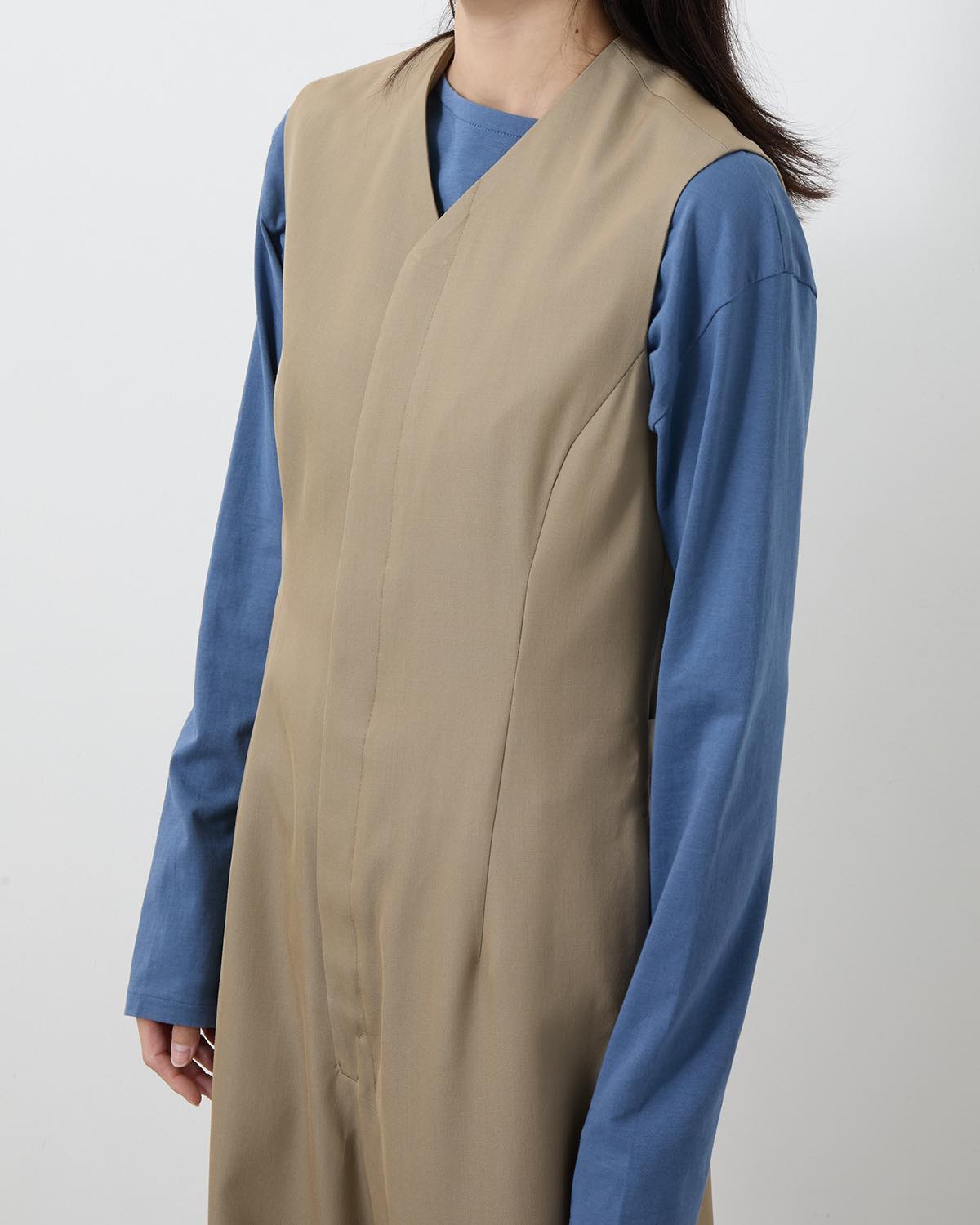 LIGHT WOOL MAX GABARDINE JUMPSUIT