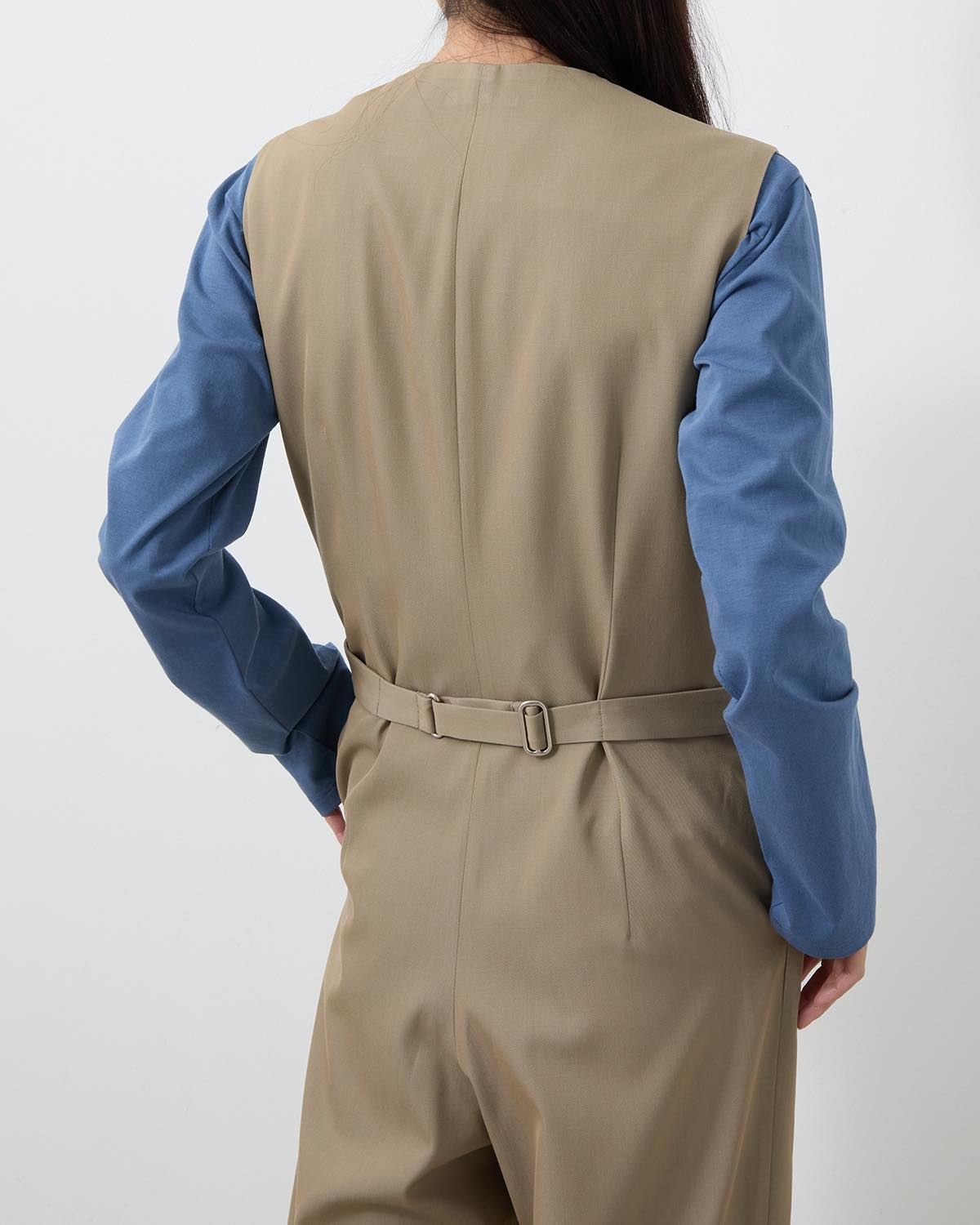 LIGHT WOOL MAX GABARDINE JUMPSUIT