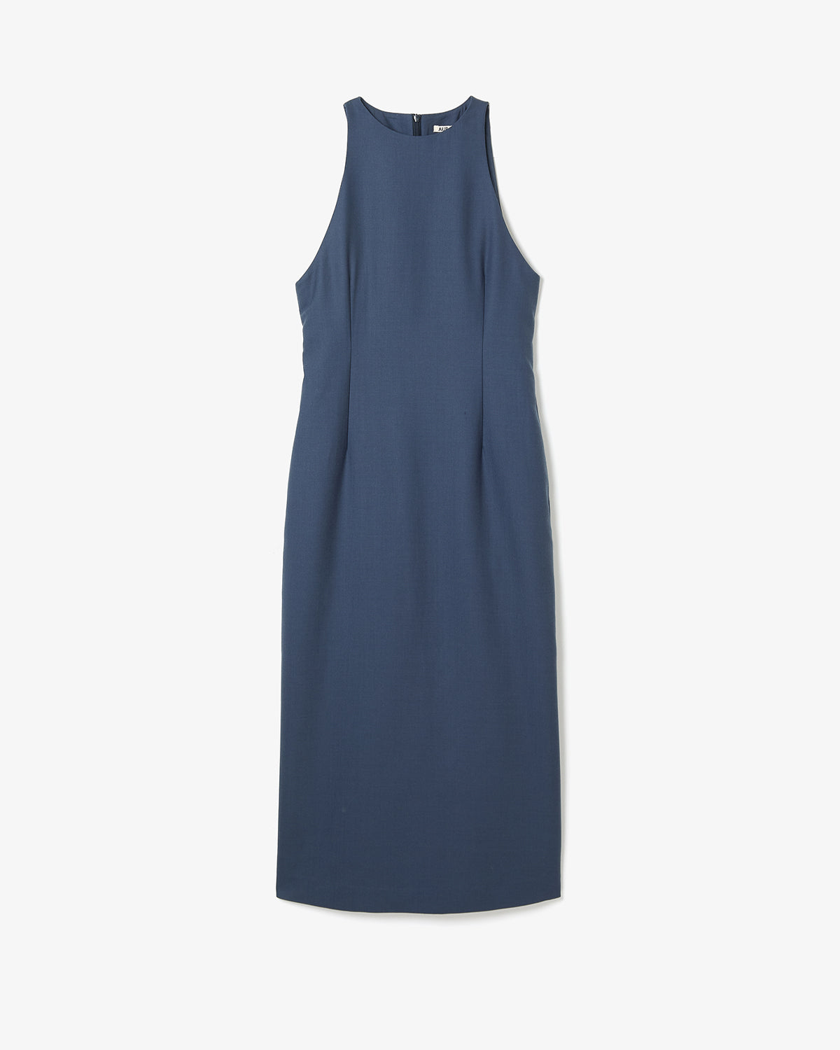 TENSE WOOL DOUBLE CLOTH SLEEVELESS DRESS