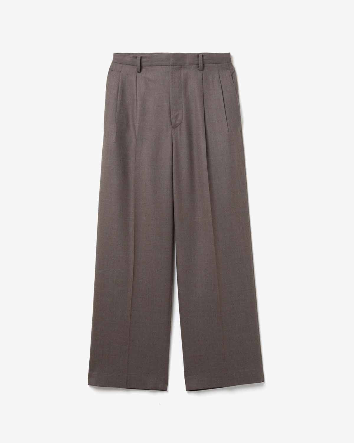 SUPER LIGHT WOOL TWO-TUCK SLACKS (WOMEN'S)