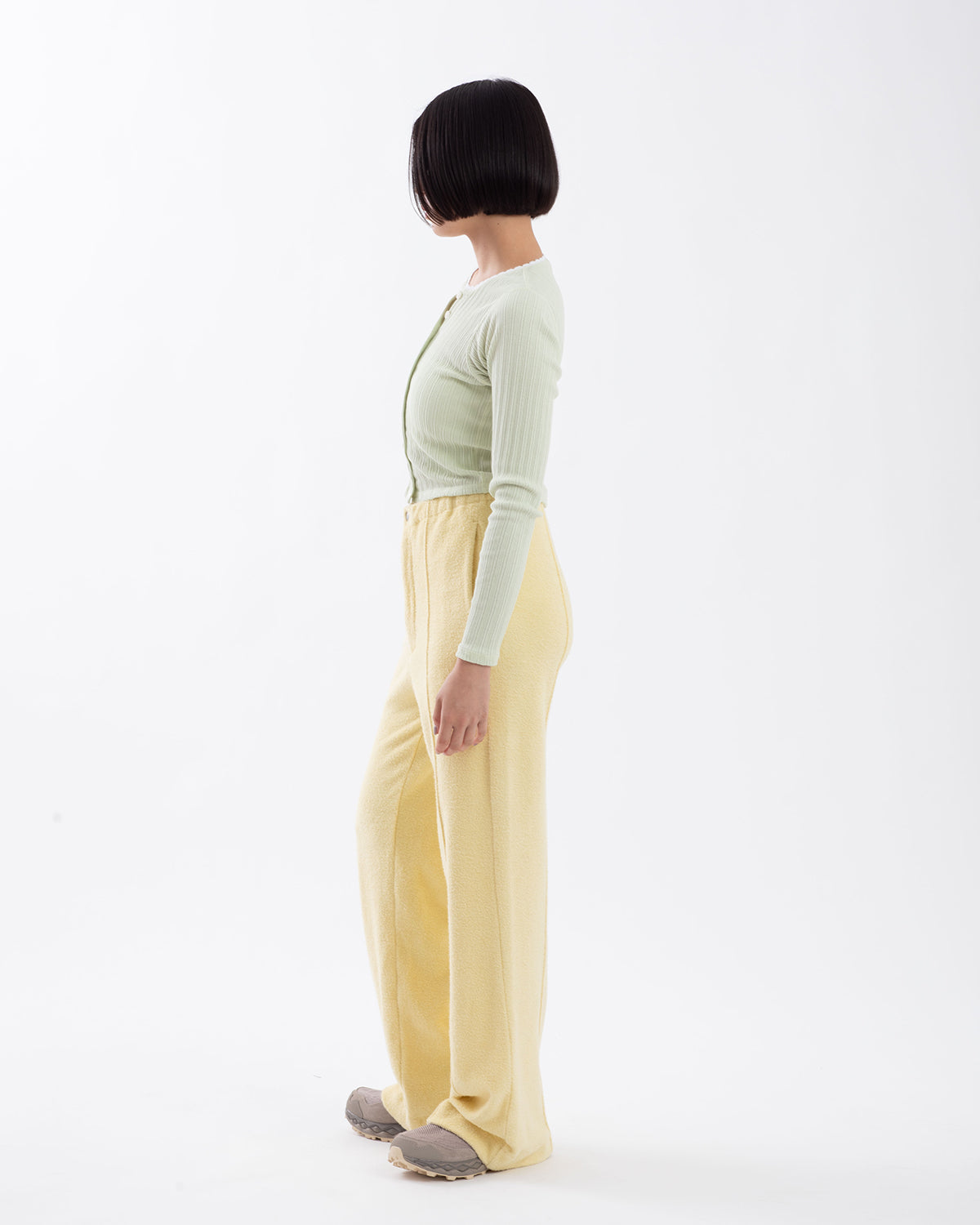 COTTON NYLON PILE PANTS (WOMEN'S)