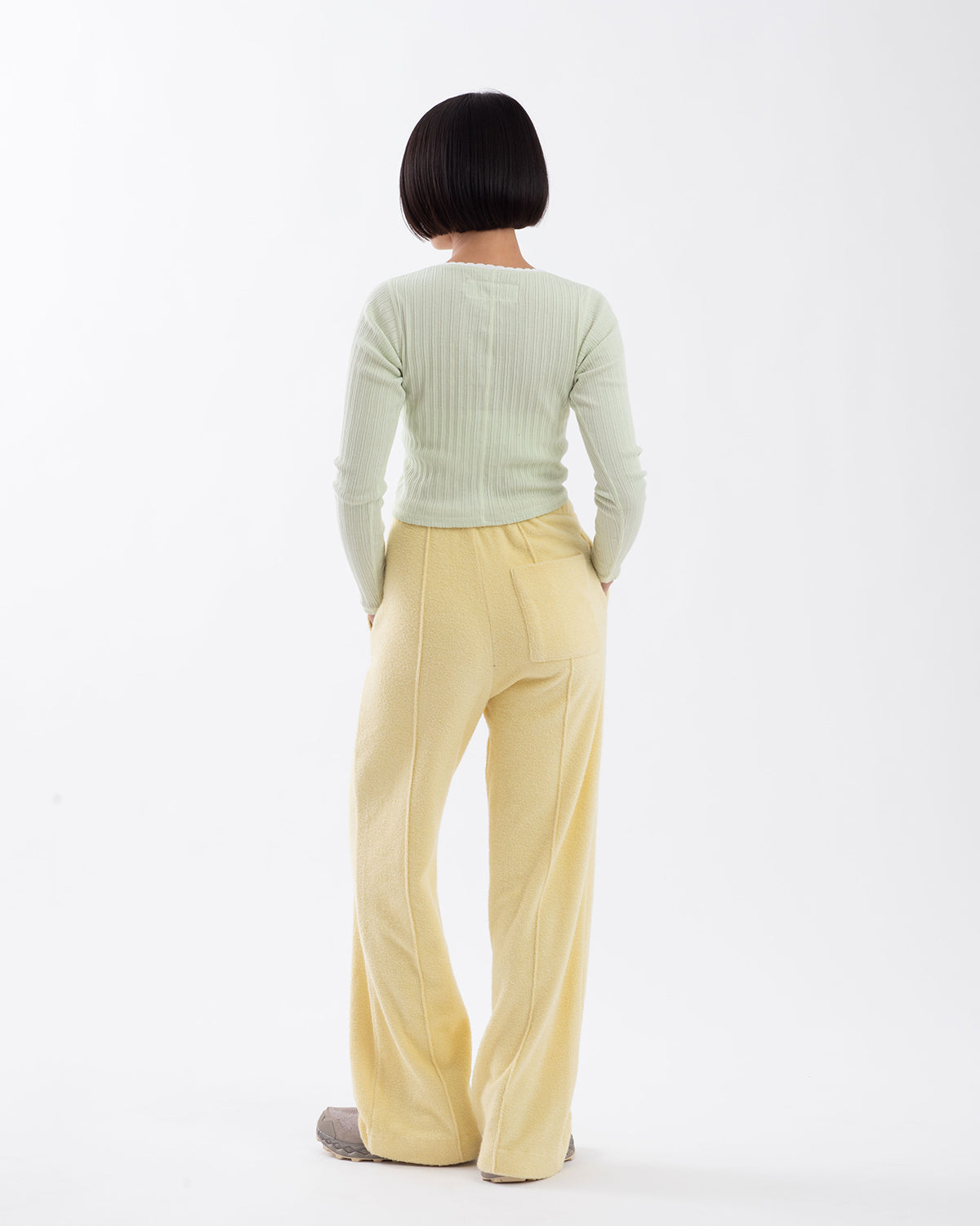 COTTON NYLON PILE PANTS (WOMEN'S)