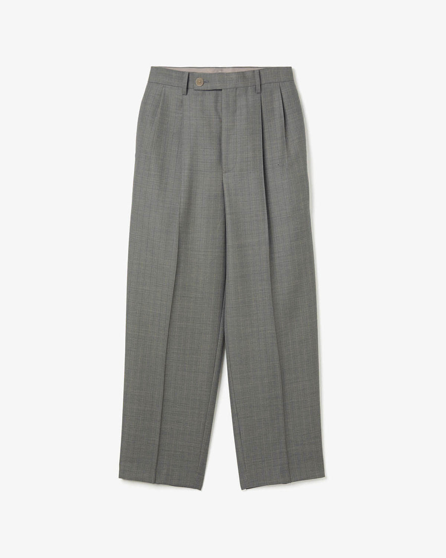 BLUEFACED WOOL TWO-TUCK SLACKS (WOMEN'S) – COVERCHORD